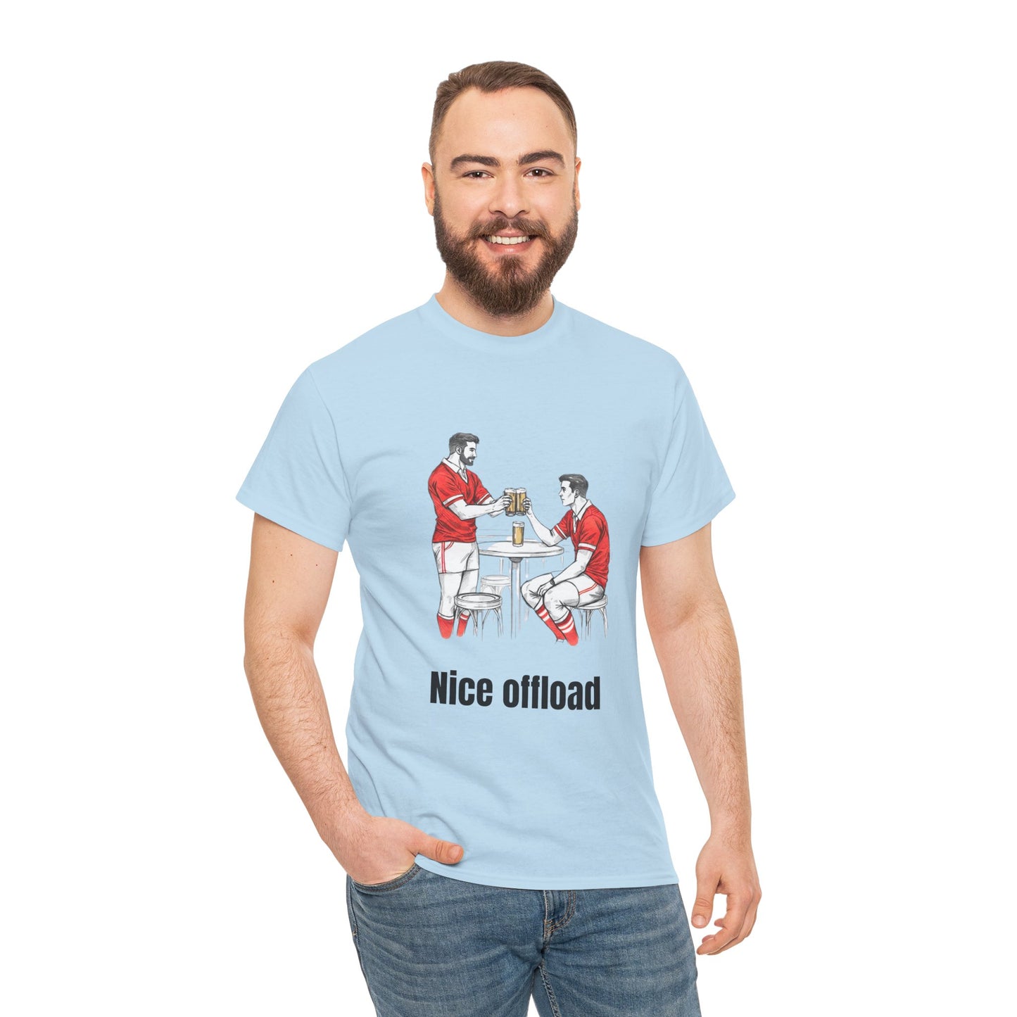 T-shirt de rugby Nice Offload – Cadeau pour les supporters gallois