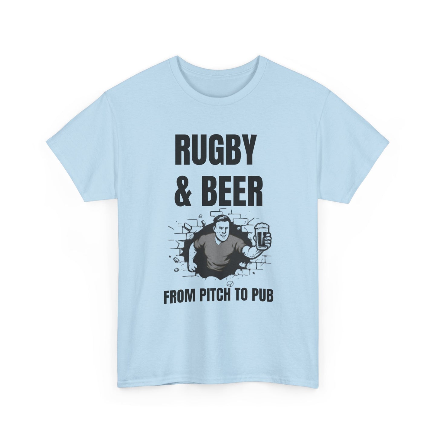T-shirt Rugby et bière – Du terrain au pub | T-shirt des supporters anglais de rugby