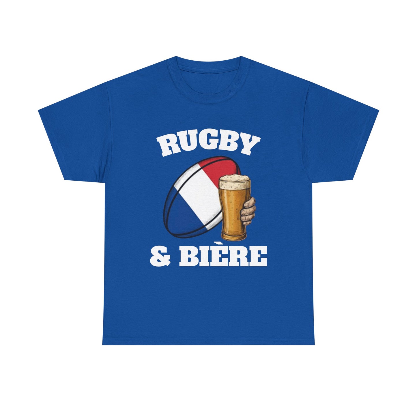 Rugby & Bière – T-shirt Supporter Rugby Français