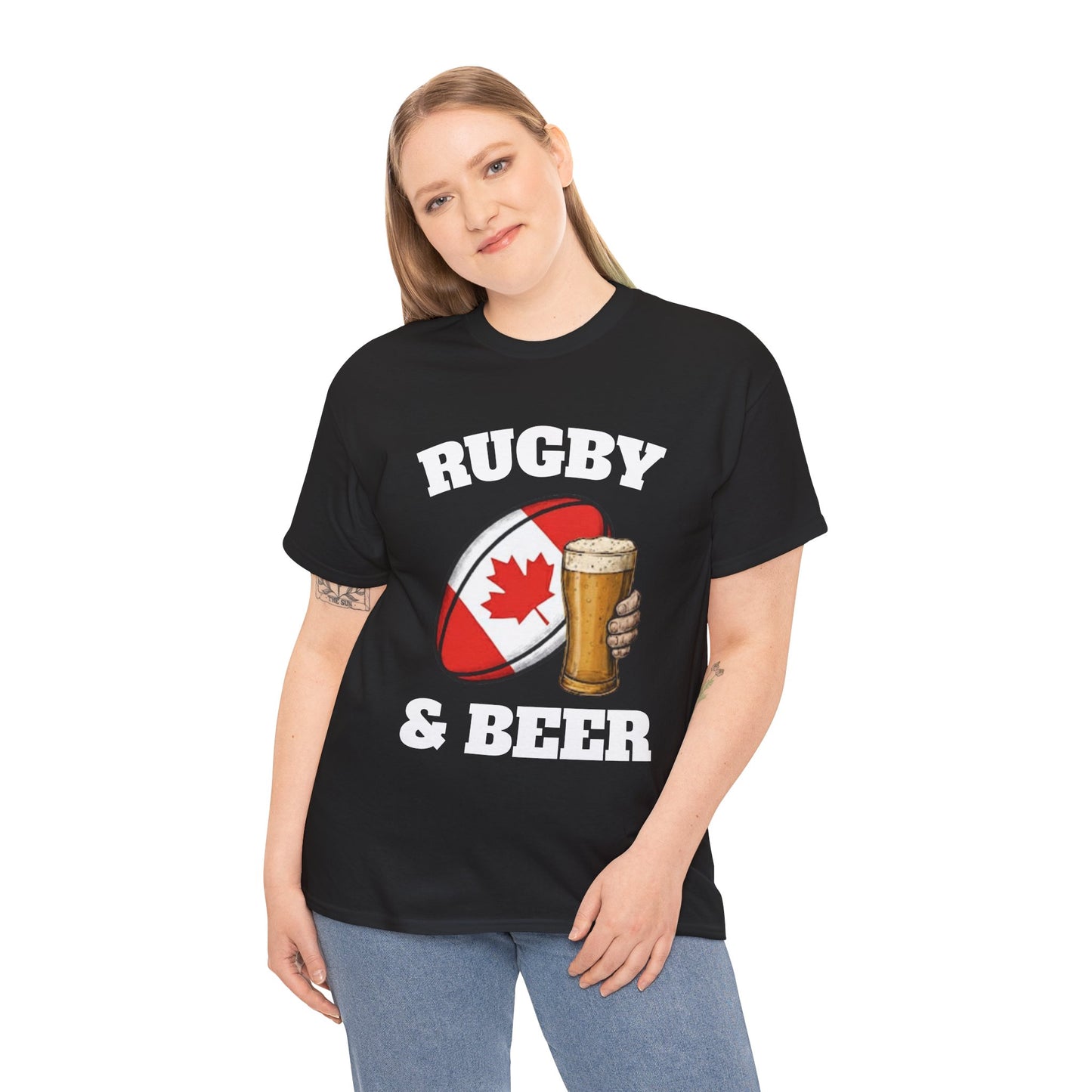 Rugby & Beer Canada T-Shirt – Canadian Rugby Fan Tee