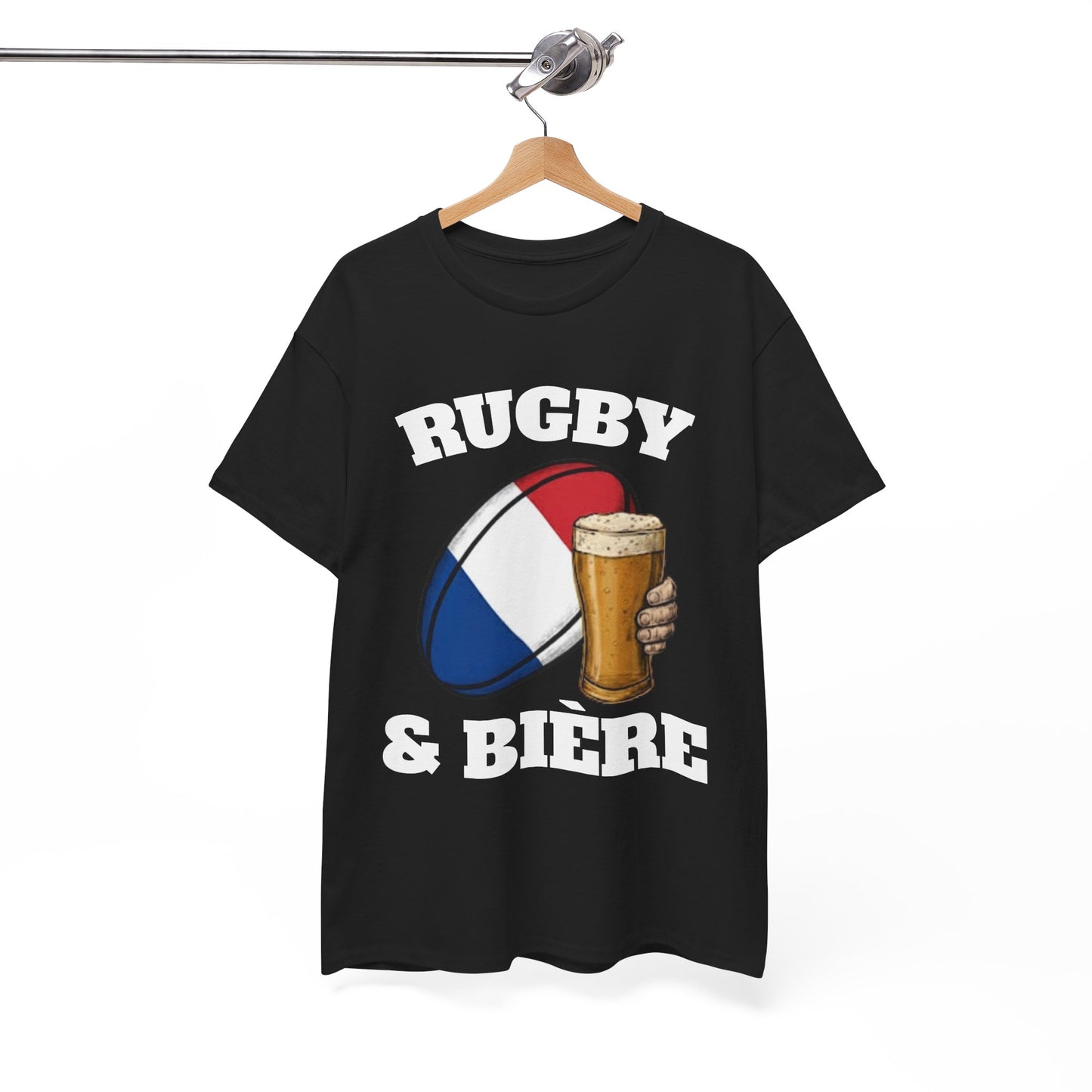 Rugby & Bière – T-shirt Supporter Rugby Français