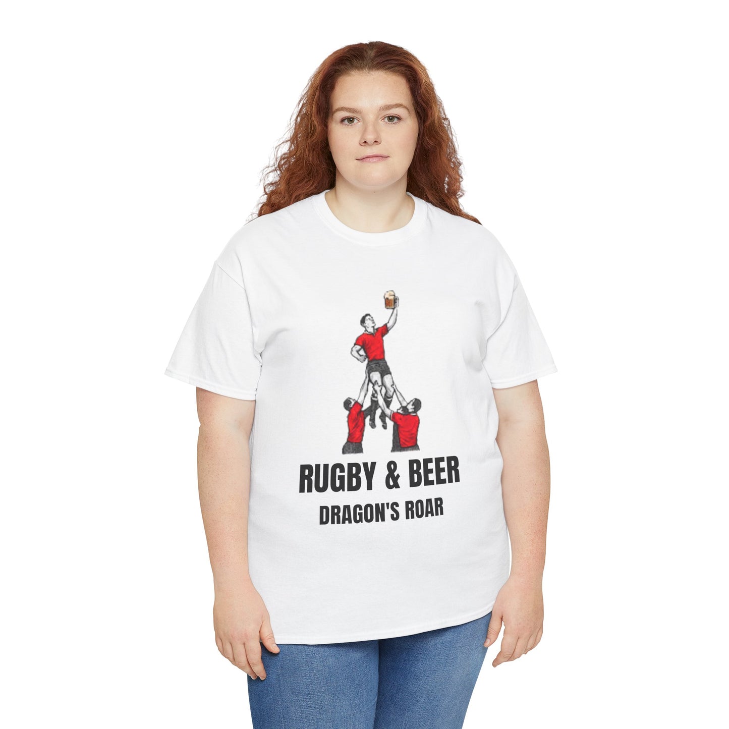 Dragon’s Roar Wales Rugby T-Shirt | Rugby & Beer Fan Tee