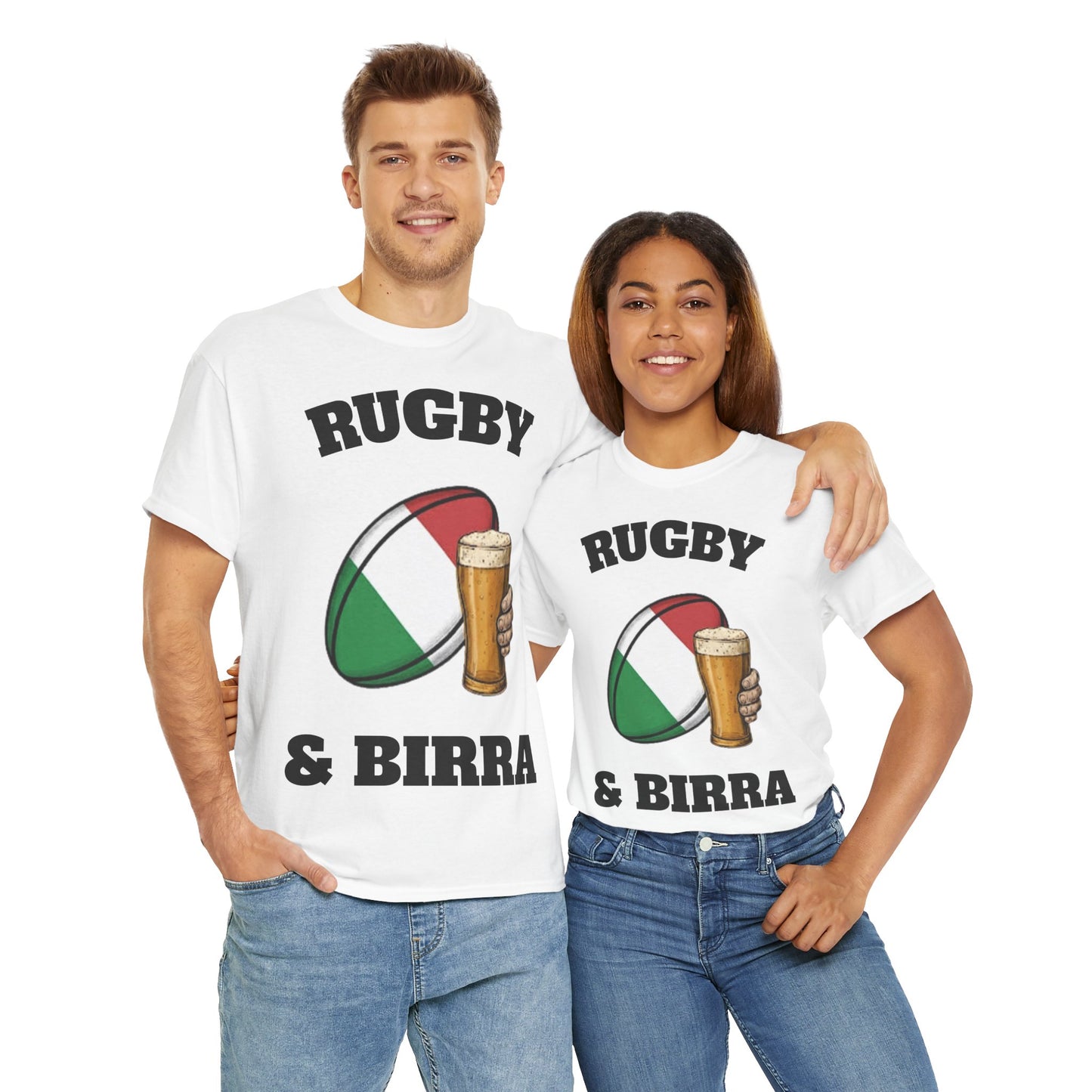 Rugby & Birra – T-shirt Tifosi Rugby Italia