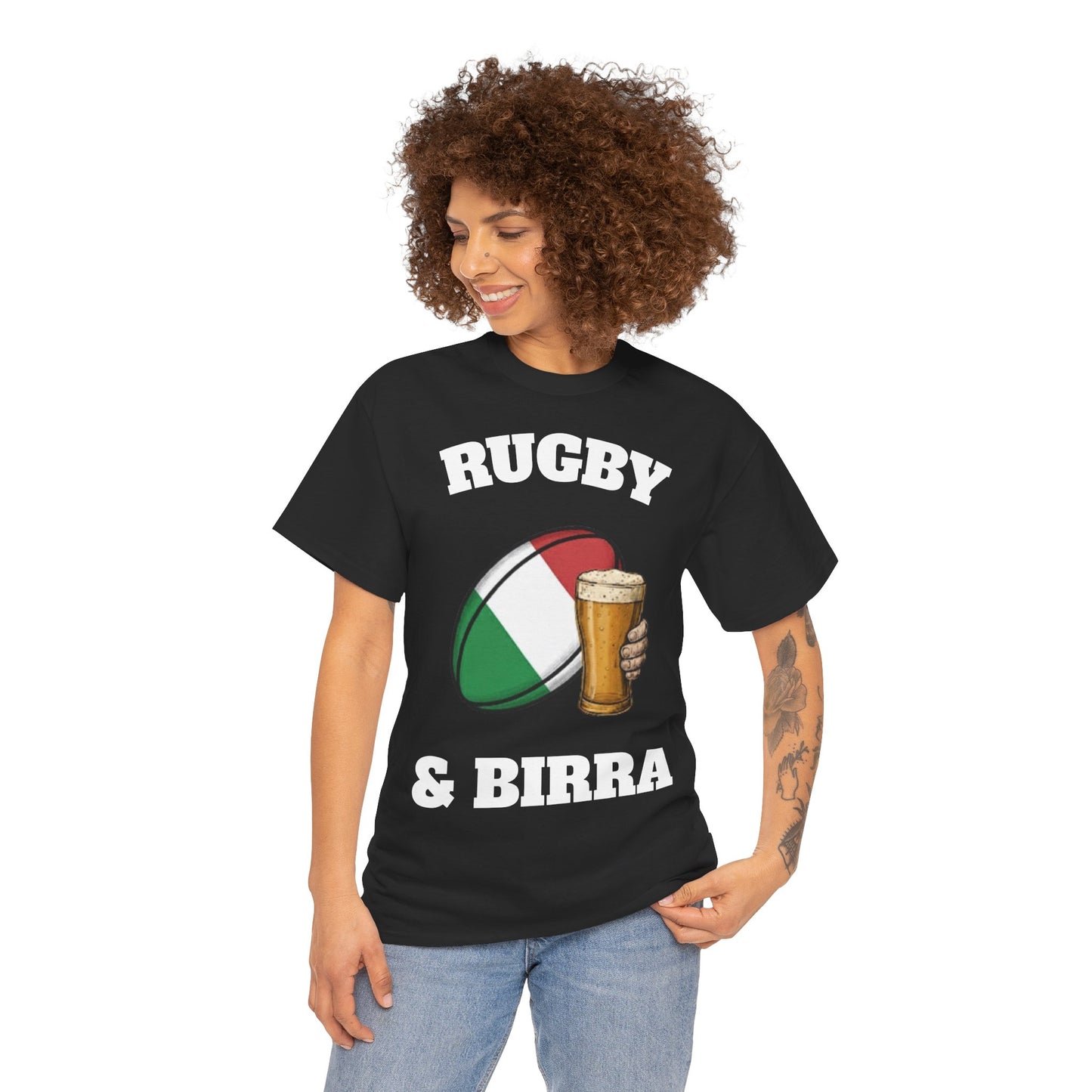 Rugby & Birra – T-shirt Tifosi Rugby Italia