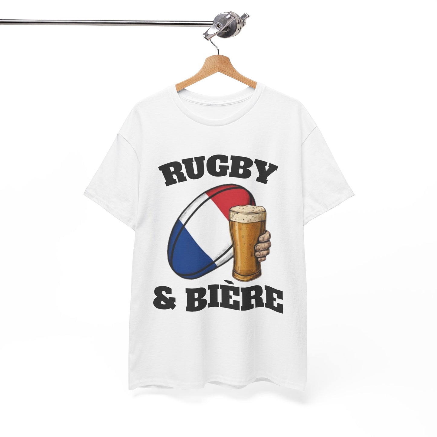 Rugby & Bière – T-shirt Supporter Rugby Français