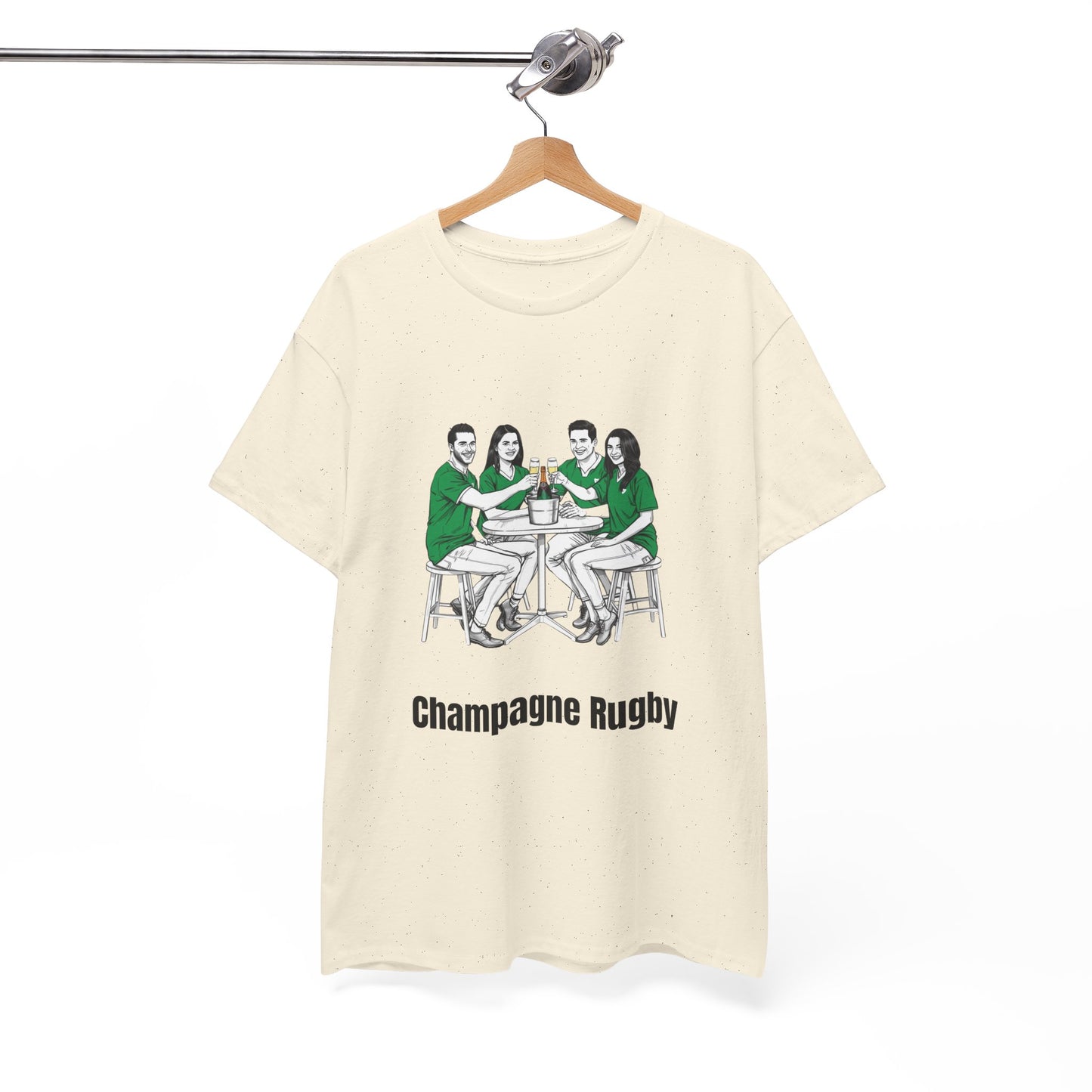 T-shirt de rugby champagne – Cadeau pour les fans de rugby irlandais