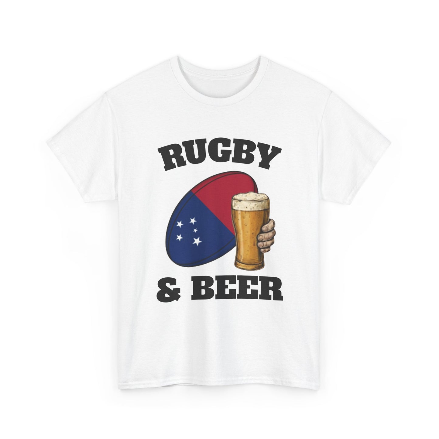 Rugby & Beer Samoa T-Shirt – Manu Samoa Rugby Fans Tee