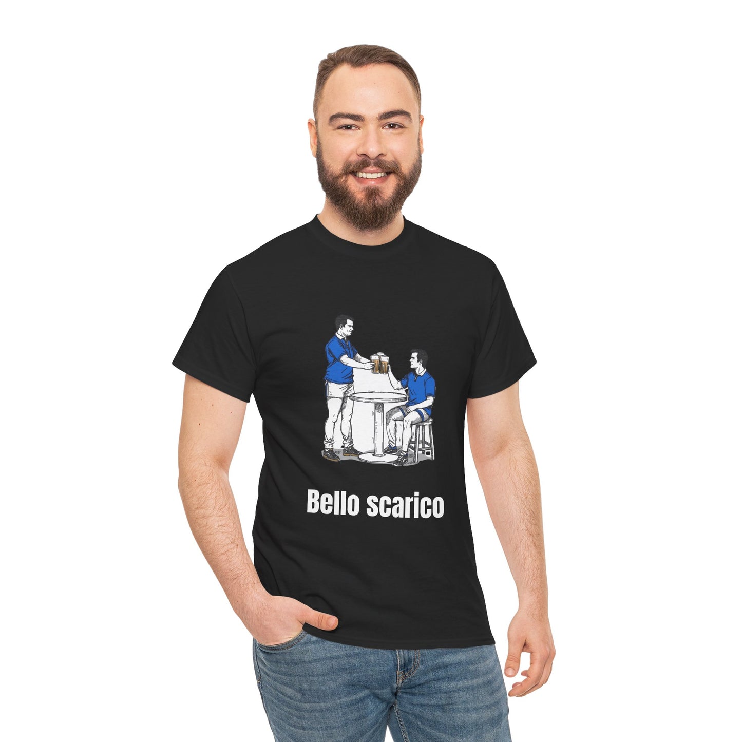 T-Shirt "Bello Scarico" per Tifosi del Rugby Italiano
