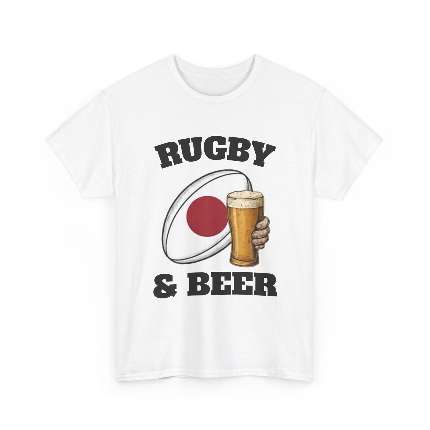 Japan Rugby & Beer T-Shirt – Brave Blossoms Match-Day Fan Tee
