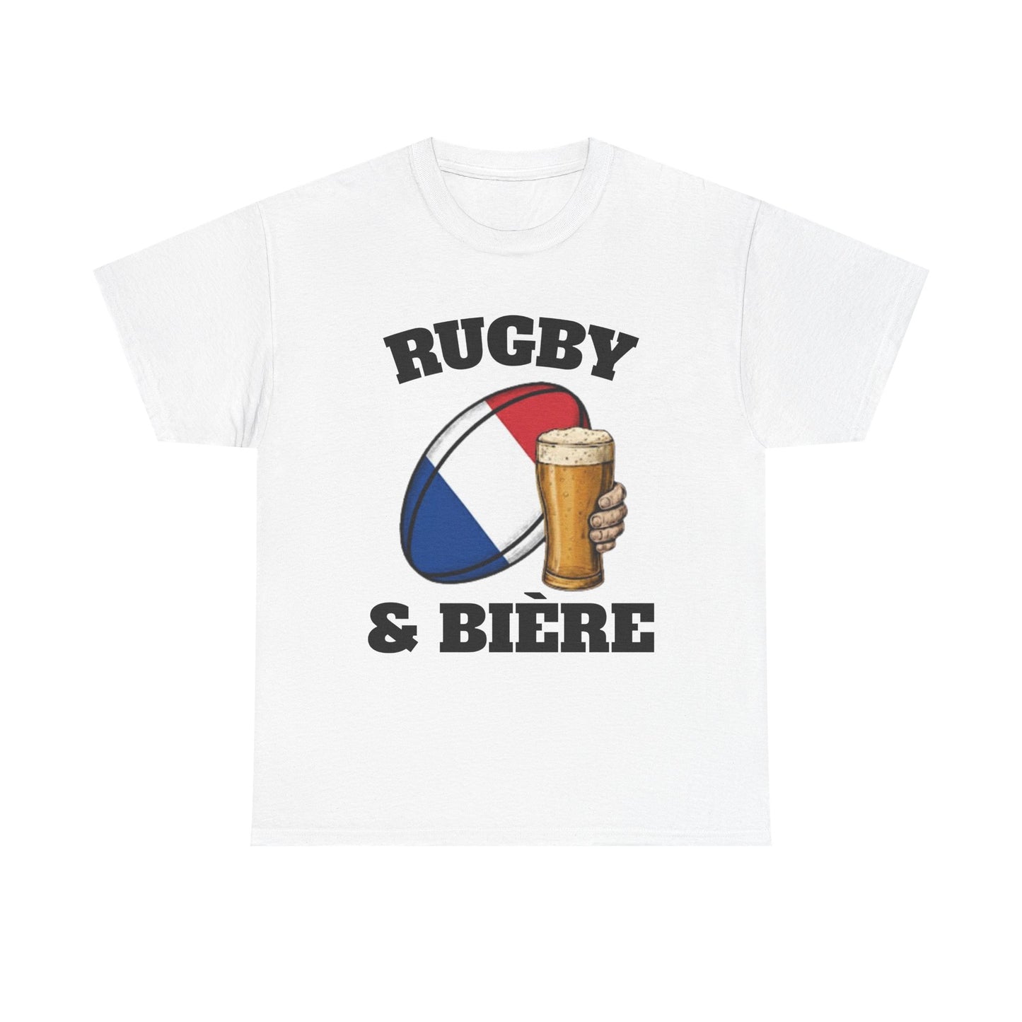 Rugby & Bière – T-shirt Supporter Rugby Français