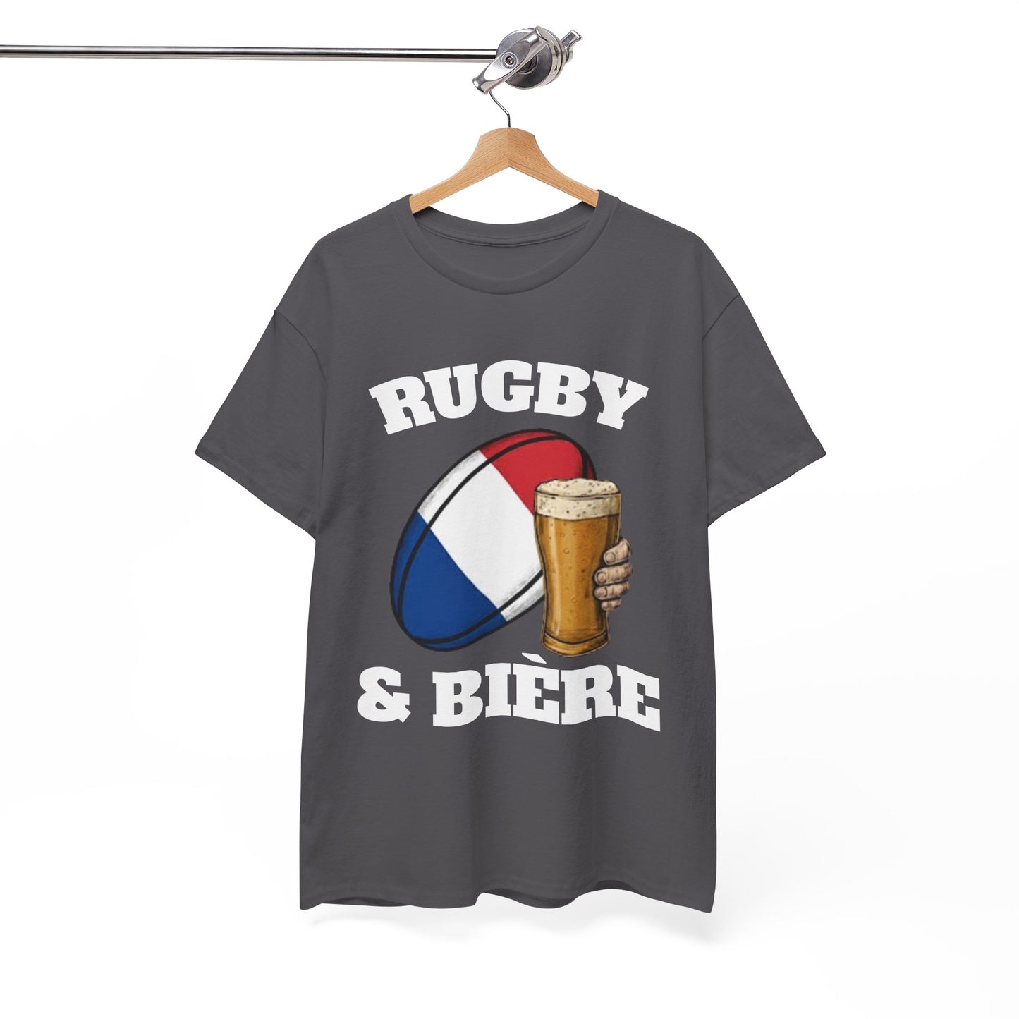 Rugby & Bière – T-shirt Supporter Rugby Français