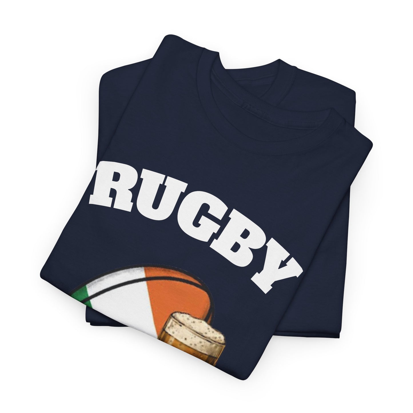 Irish Rugby & Beer T-Shirt – Perfect for Match Days, Gifts & Lads Trips