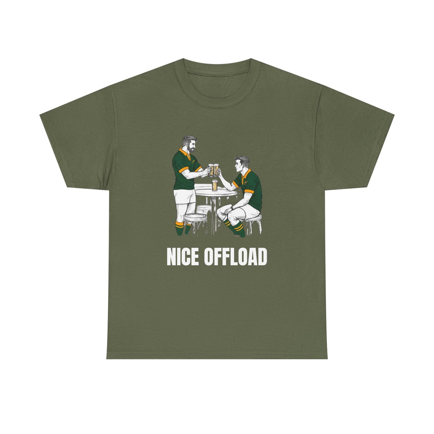 Nice Offload – South Africa Rugby Fan T-Shirt | Rugby & Beer
