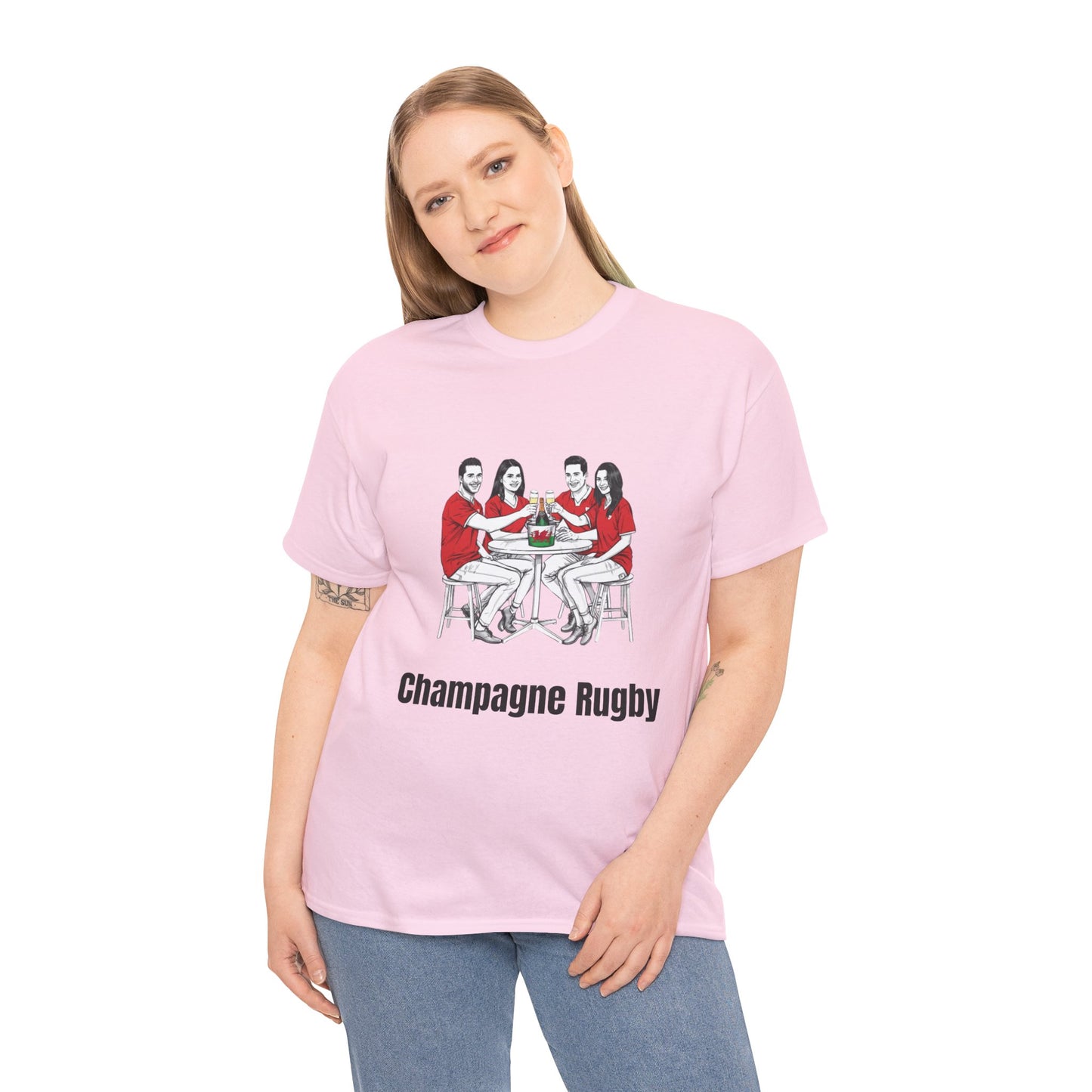 T-shirt de rugby champagne - Cadeau pour les supporters du Pays de Galles du Tournoi des Six Nations