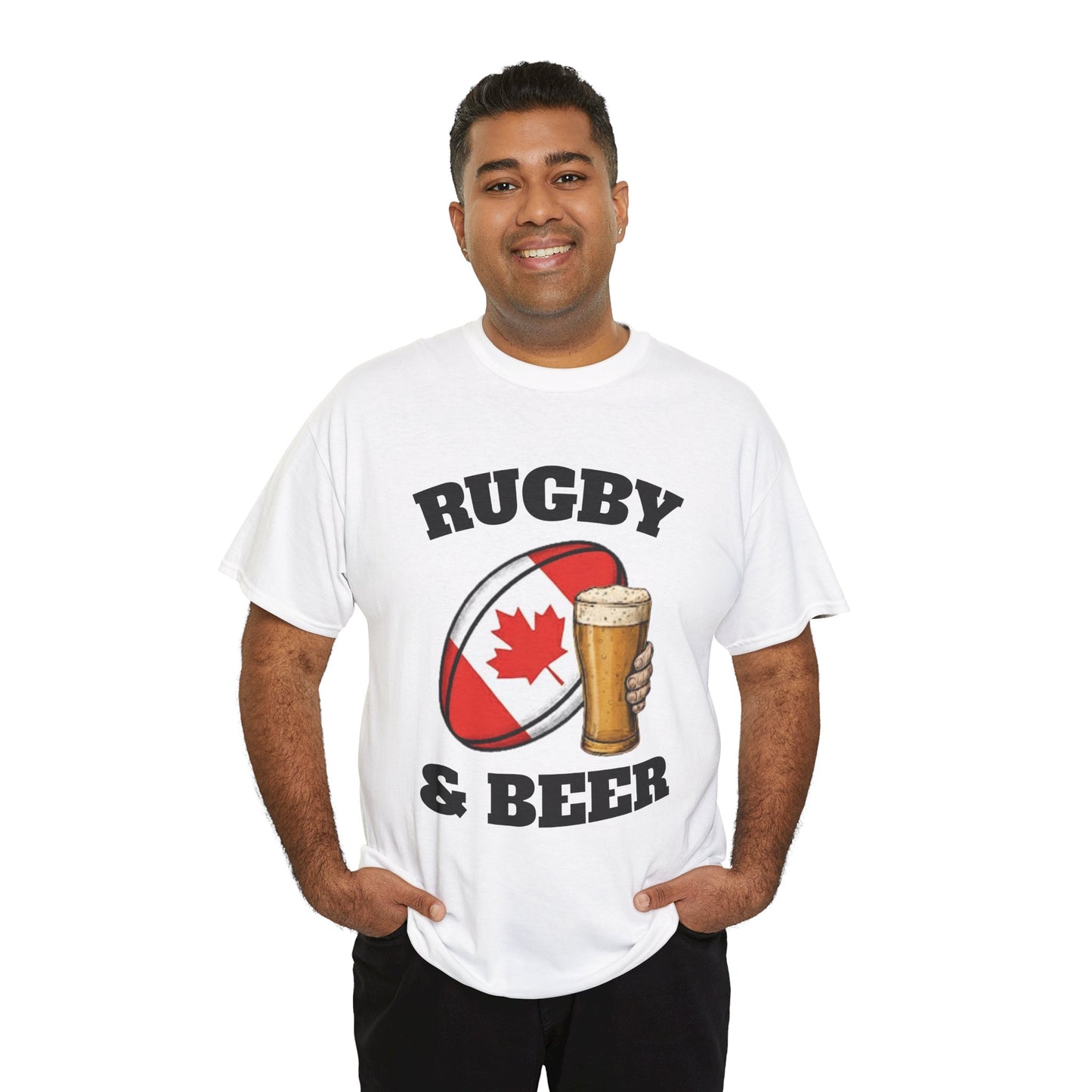 Rugby & Beer Canada T-Shirt – Canadian Rugby Fan Tee