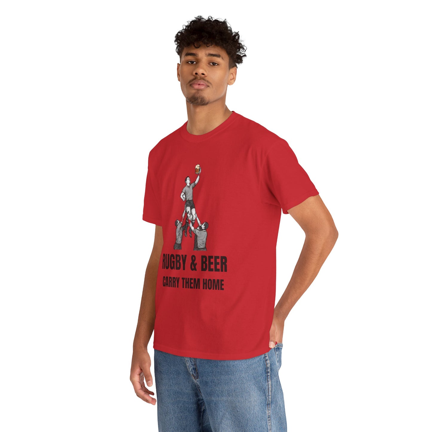 Carry Them Home England Rugby T-Shirt | Rugby & Beer Fan Tee