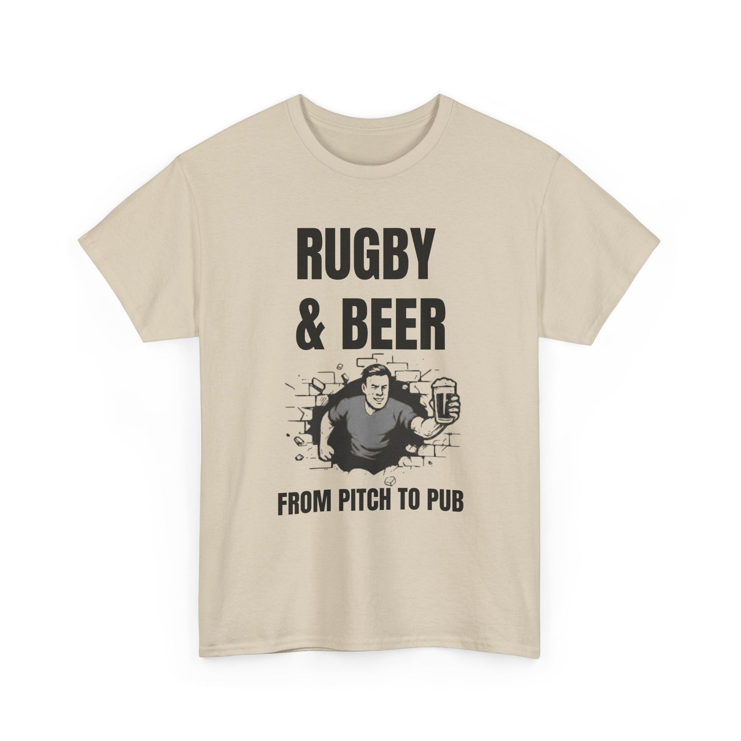 T-shirt Rugby et bière – Du terrain au pub | T-shirt des supporters anglais de rugby