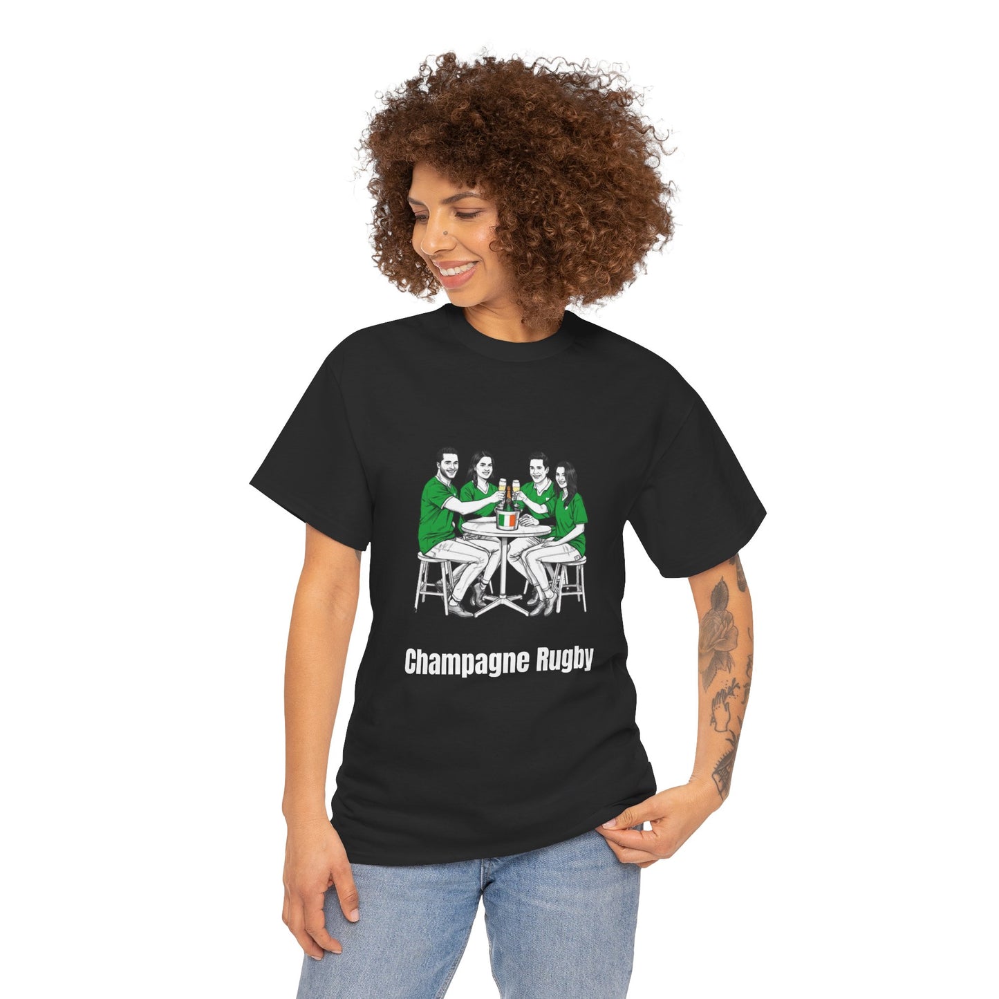 T-shirt de rugby champagne – Cadeau pour les fans de rugby irlandais