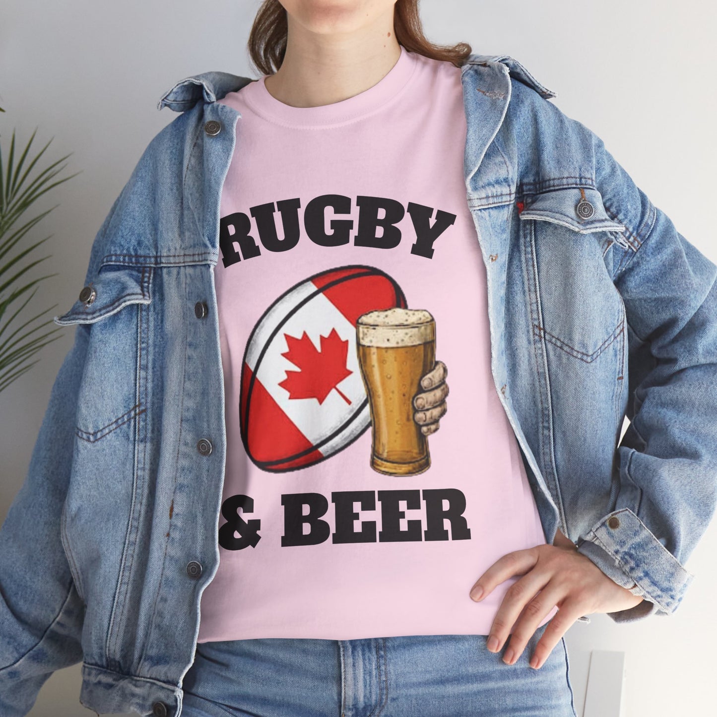 Rugby & Beer Canada T-Shirt – Canadian Rugby Fan Tee