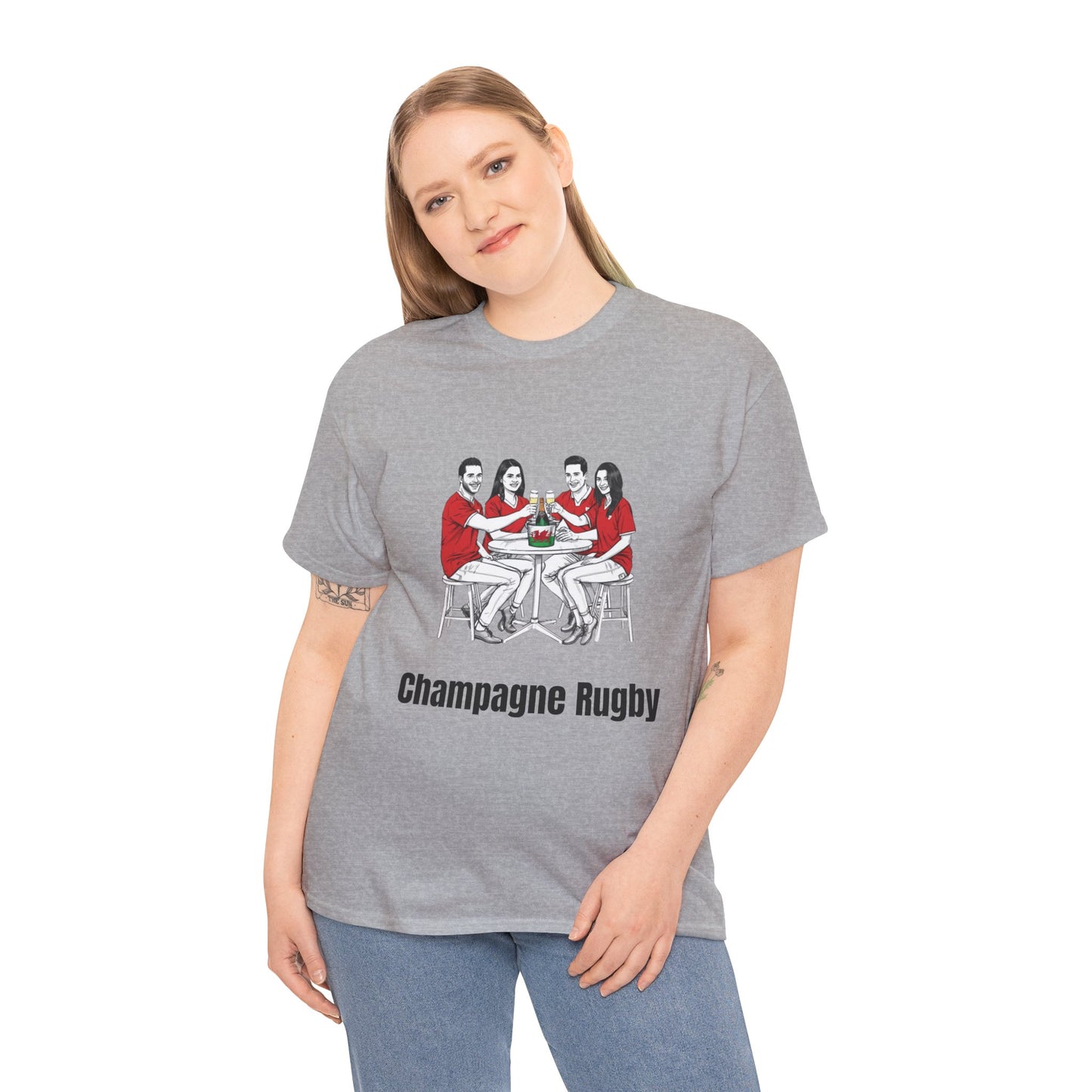 T-shirt de rugby champagne - Cadeau pour les supporters du Pays de Galles du Tournoi des Six Nations