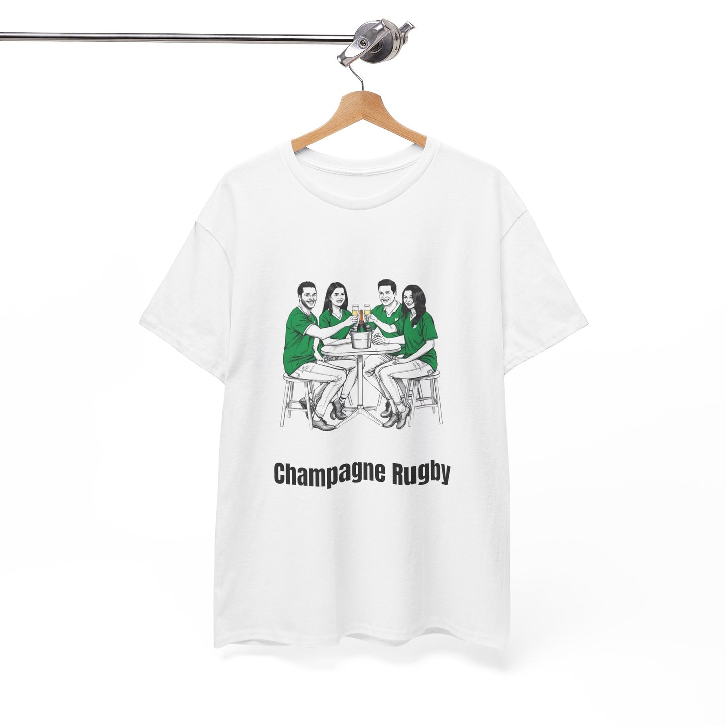 T-shirt de rugby champagne – Cadeau pour les fans de rugby irlandais