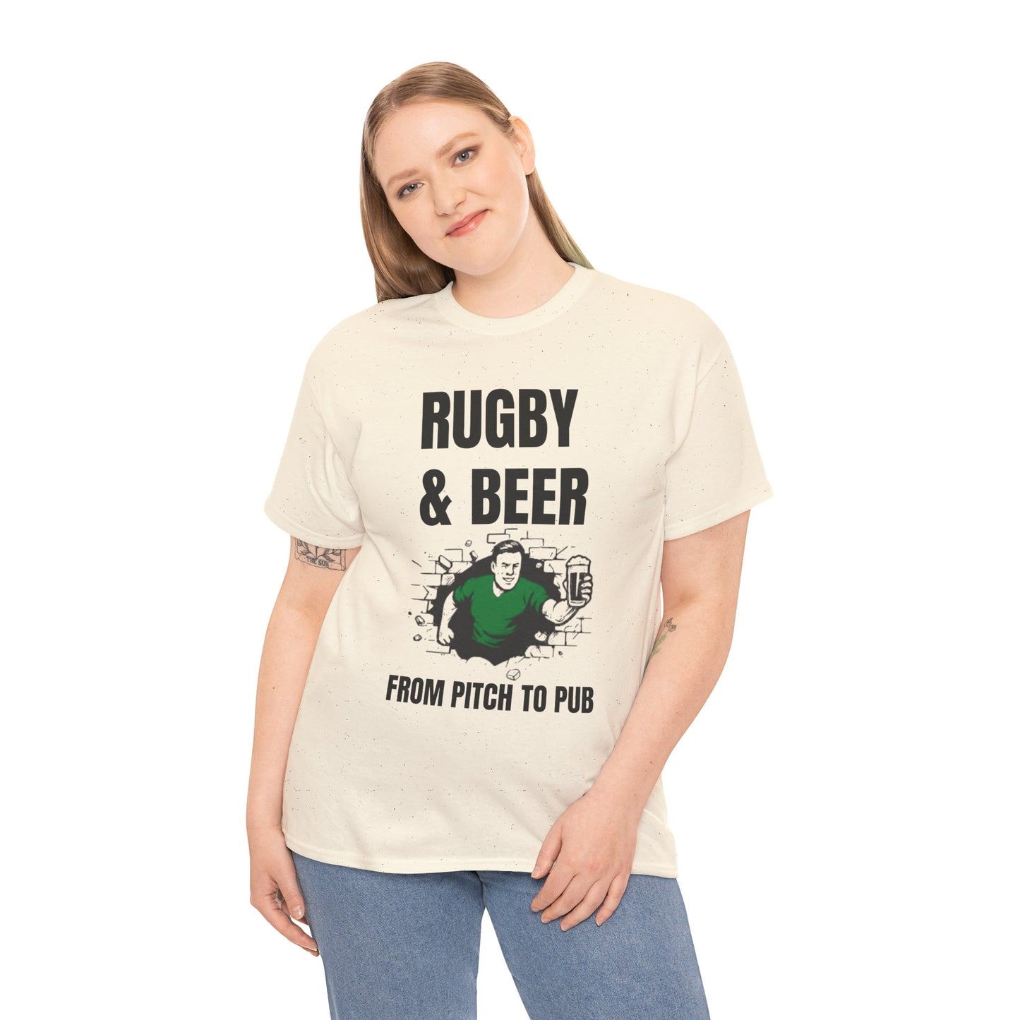 T-shirt Rugby et bière – Du terrain au pub | T-shirt des supporters irlandais de rugby