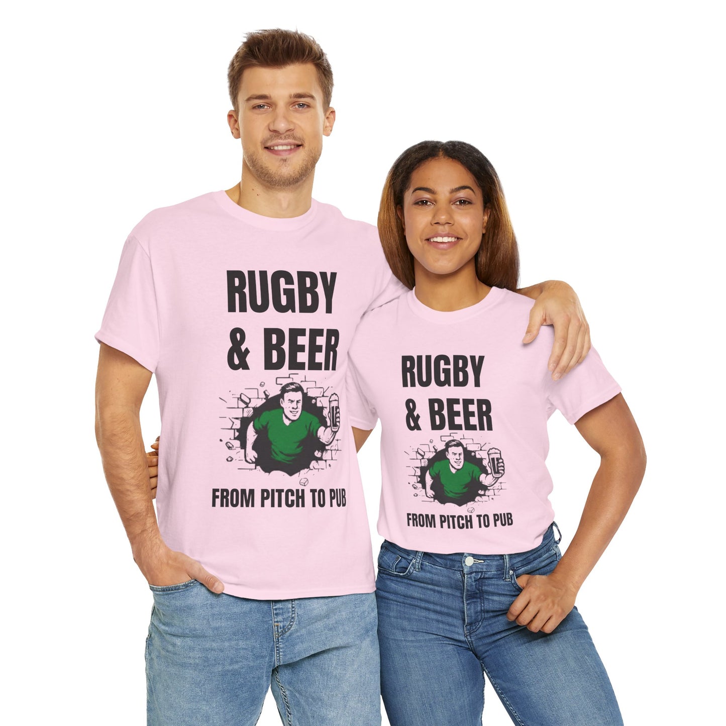 T-shirt Rugby et bière – Du terrain au pub | T-shirt des supporters irlandais de rugby