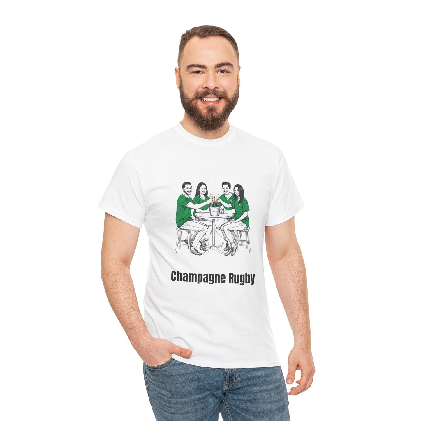 T-shirt de rugby champagne – Cadeau pour les fans de rugby irlandais