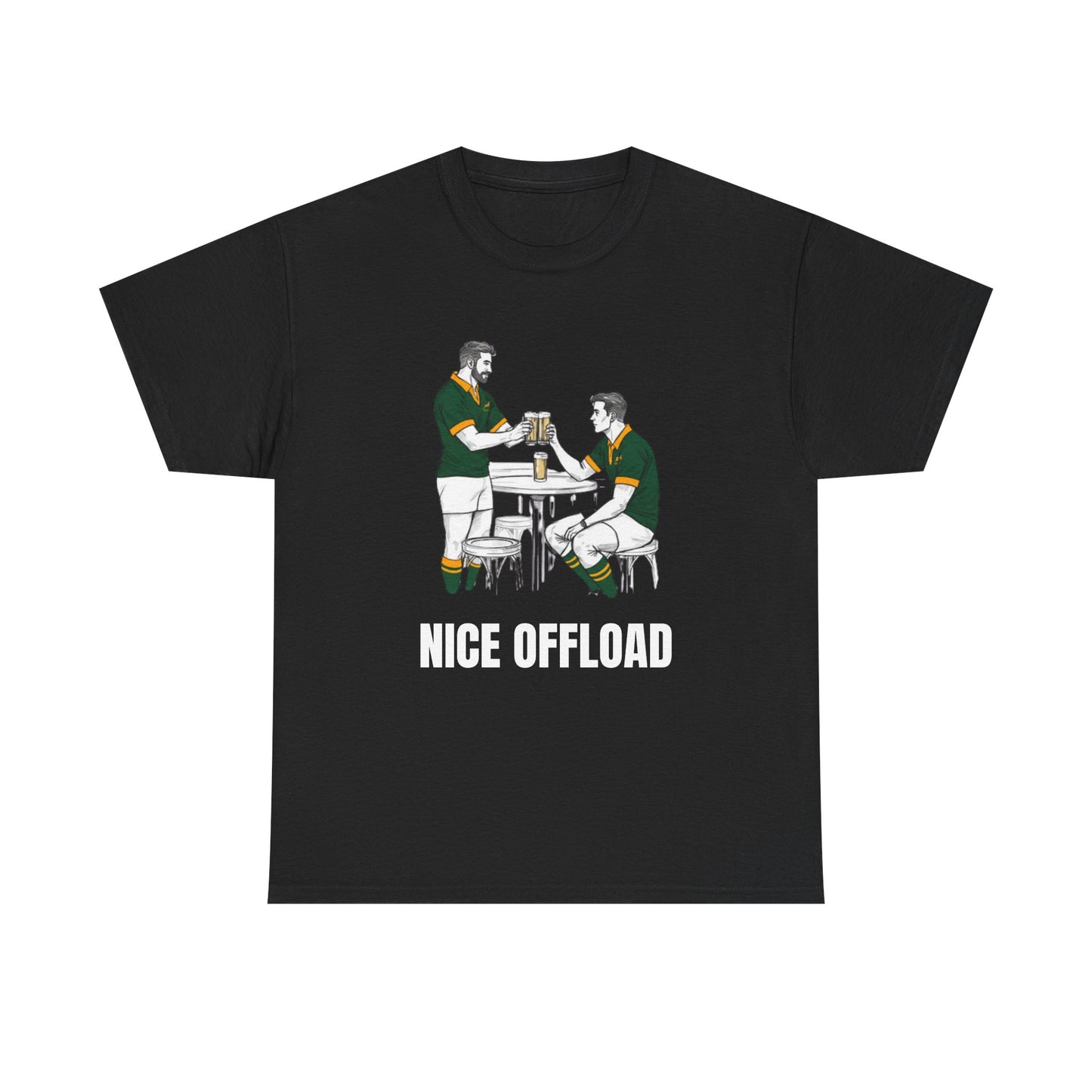 Nice Offload – South Africa Rugby Fan T-Shirt | Rugby & Beer