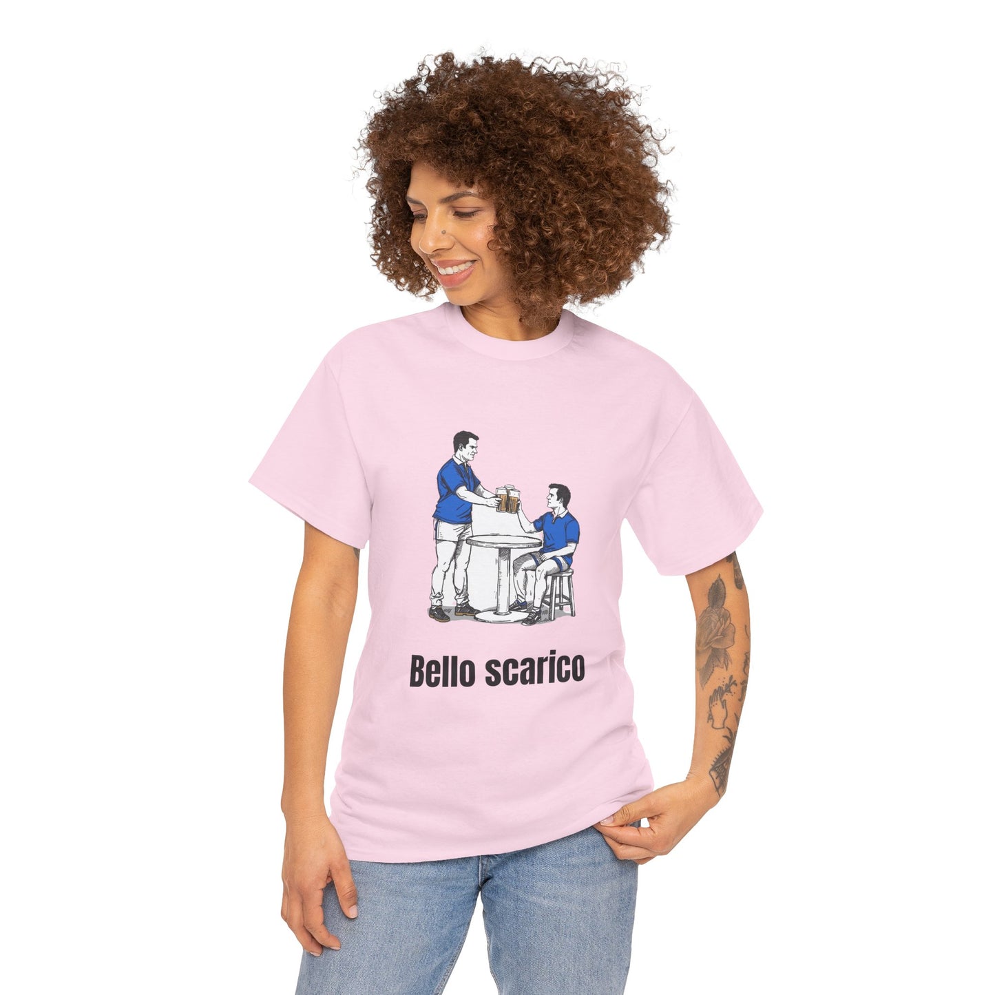 T-Shirt "Bello Scarico" per Tifosi del Rugby Italiano