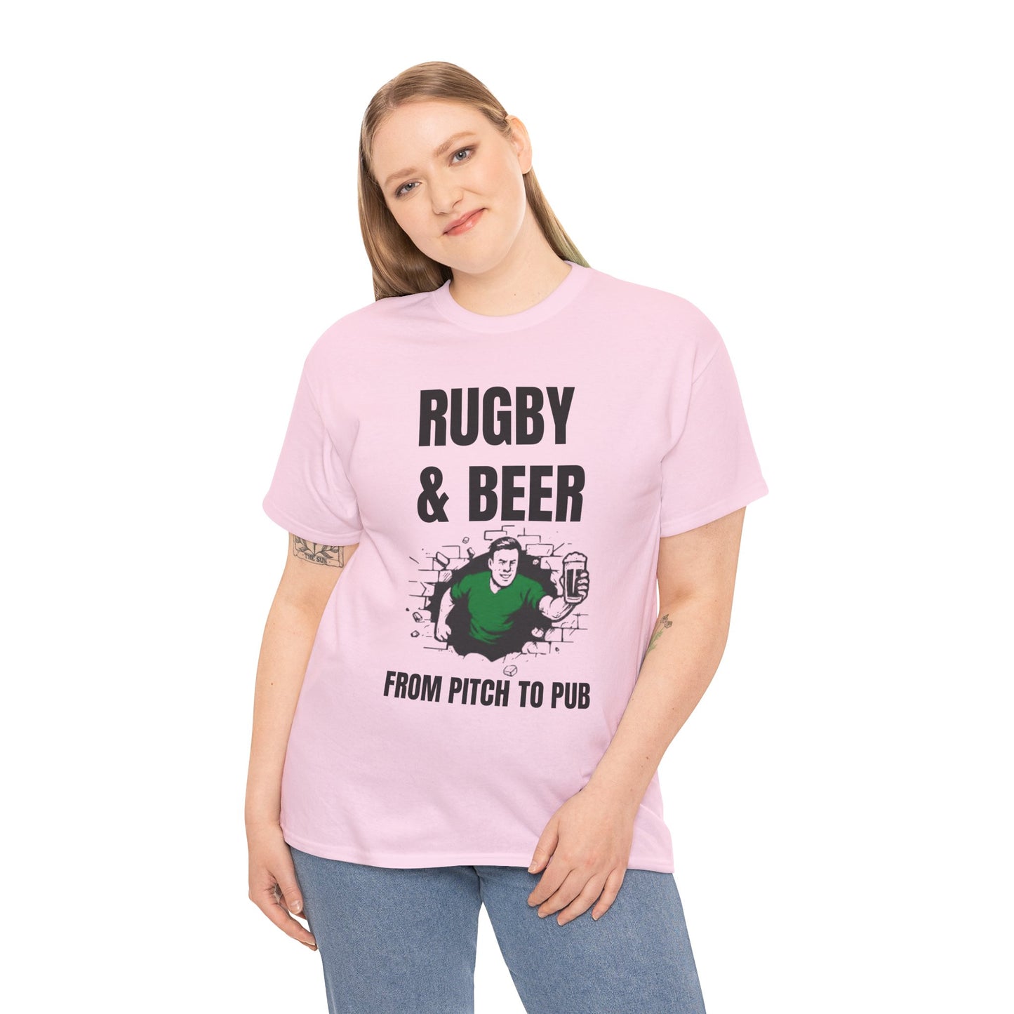 T-shirt Rugby et bière – Du terrain au pub | T-shirt des supporters irlandais de rugby
