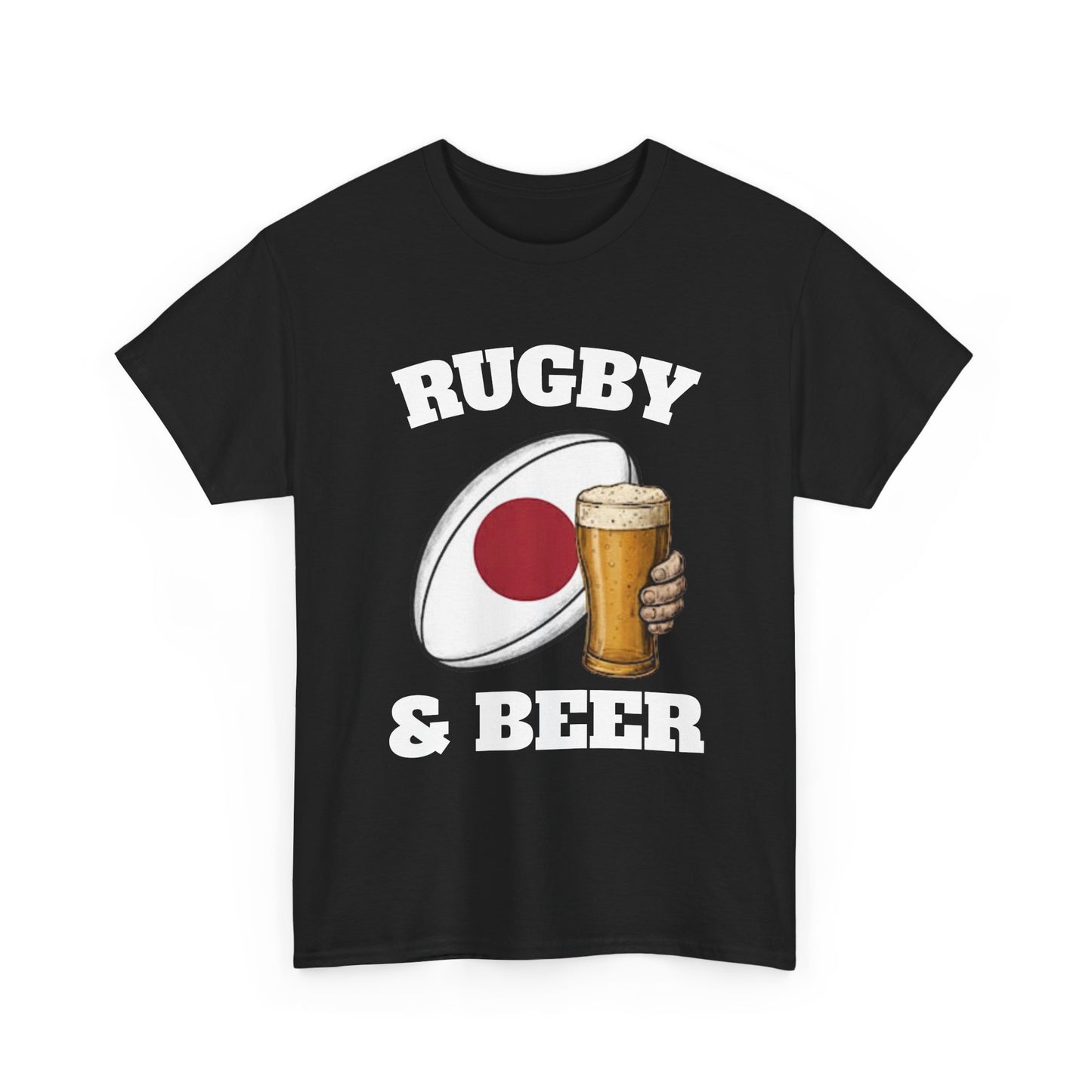 Japan Rugby & Beer T-Shirt – Brave Blossoms Match-Day Fan Tee