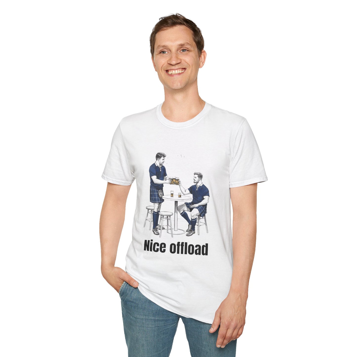 Nice Offload Rugby T-Shirt – Scotland Rugby Fan Gift