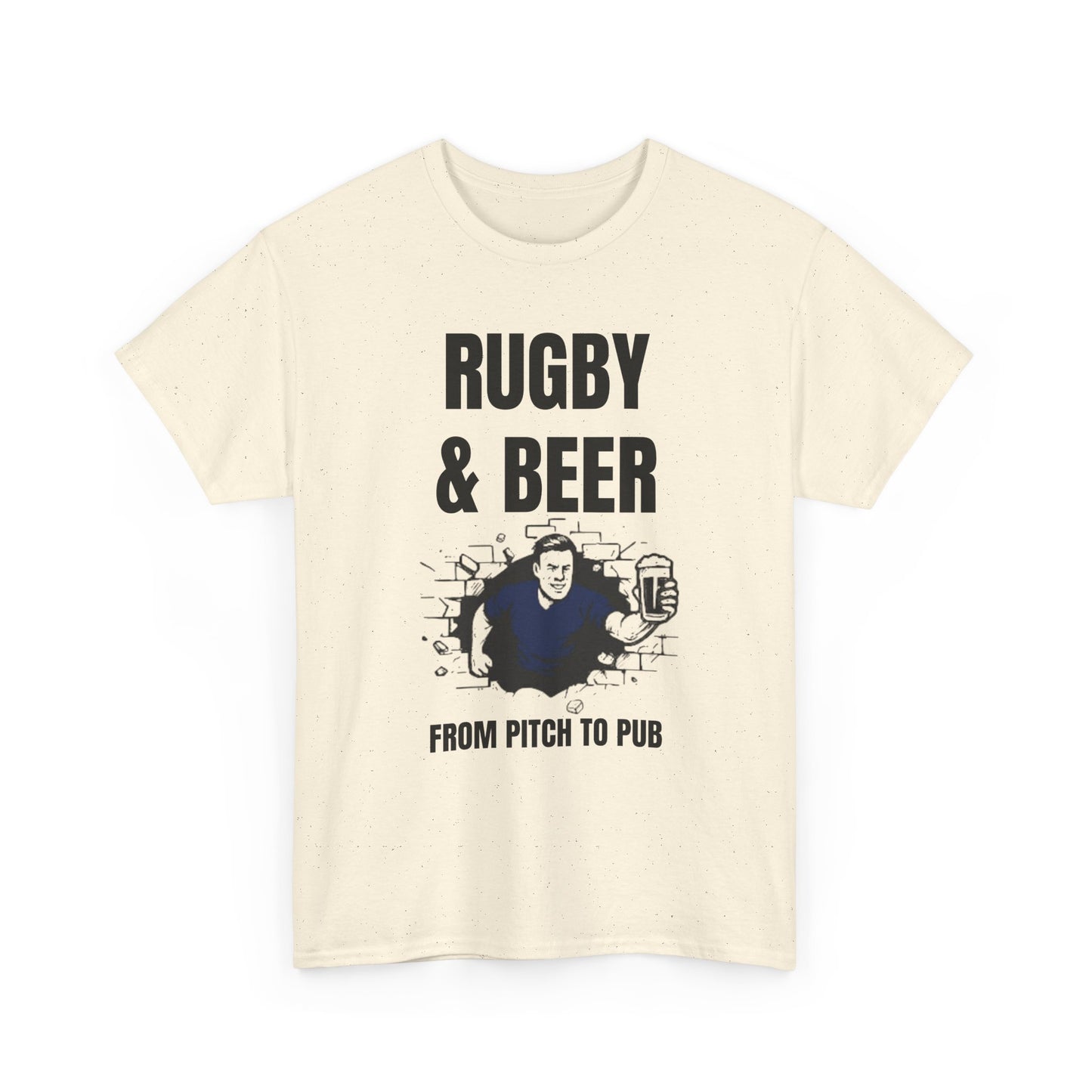 T-shirt Rugby et bière – Du terrain au pub | T-shirt des supporters de rugby écossais