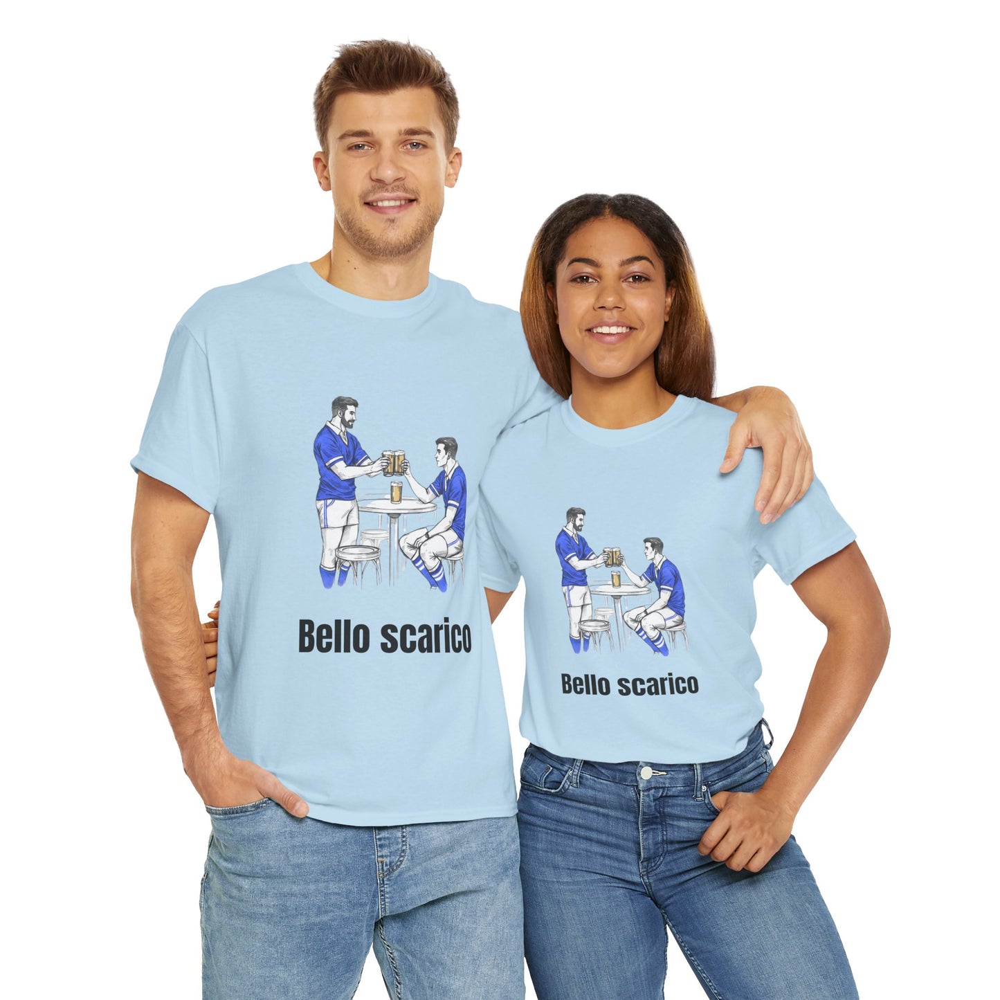 T-Shirt "Bello Scarico" per Tifosi del Rugby Italiano