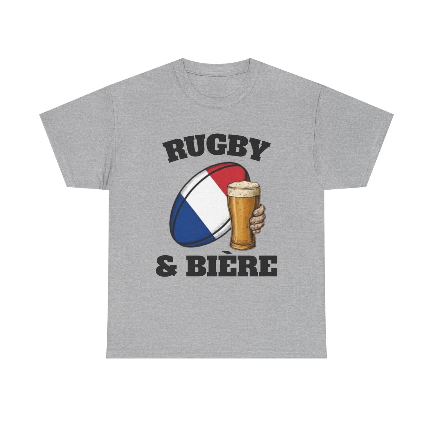 Rugby & Bière – T-shirt Supporter Rugby Français