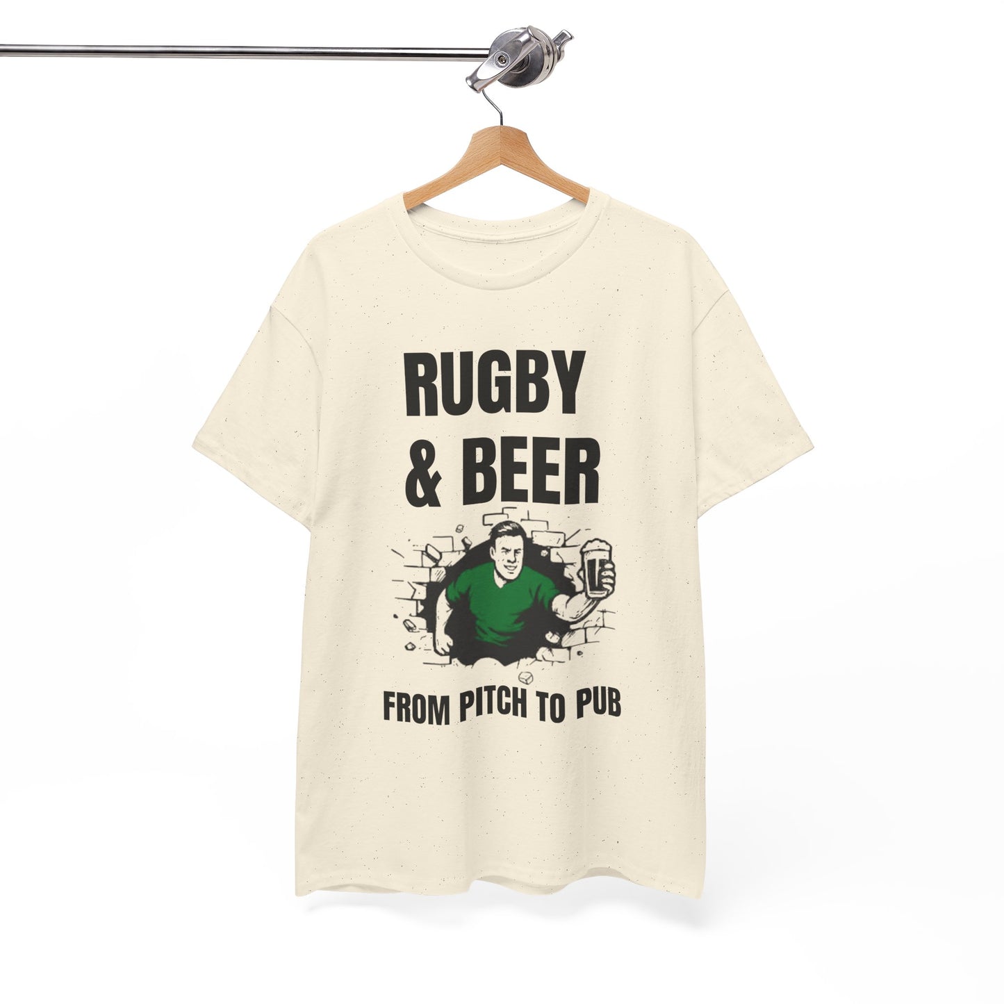 T-shirt Rugby et bière – Du terrain au pub | T-shirt des supporters irlandais de rugby