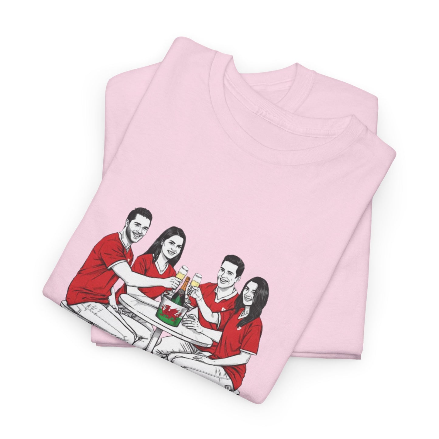 T-shirt de rugby champagne - Cadeau pour les supporters du Pays de Galles du Tournoi des Six Nations