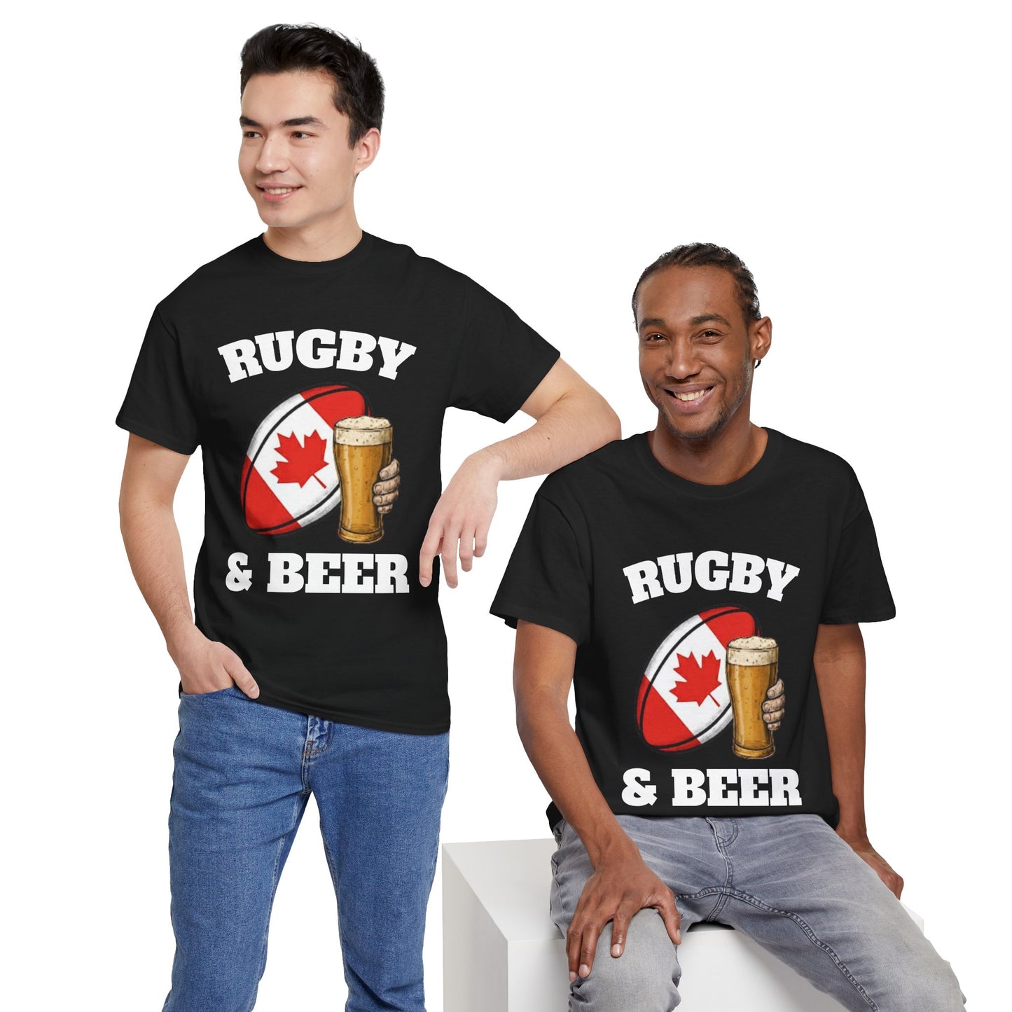 Rugby & Beer Canada T-Shirt – Canadian Rugby Fan Tee