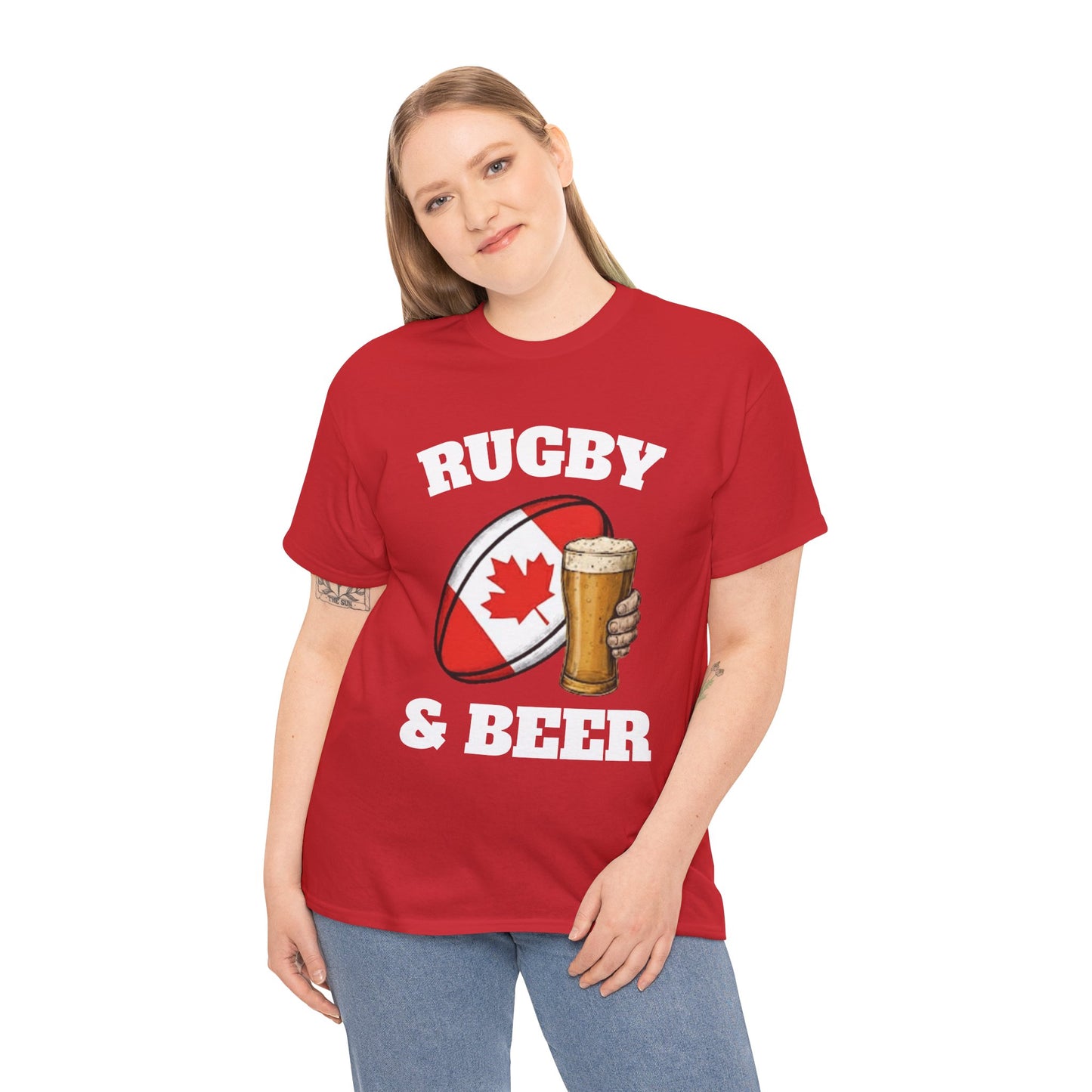 Rugby & Beer Canada T-Shirt – Canadian Rugby Fan Tee