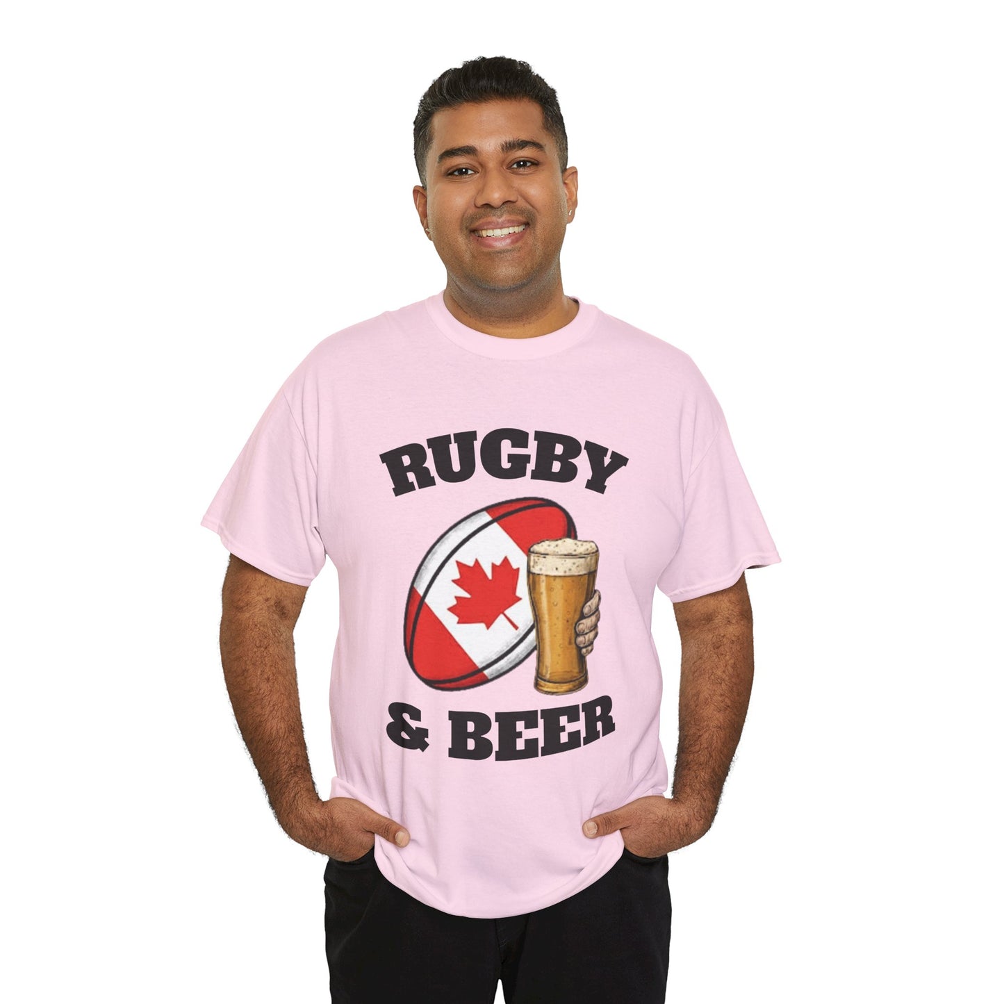 Rugby & Beer Canada T-Shirt – Canadian Rugby Fan Tee