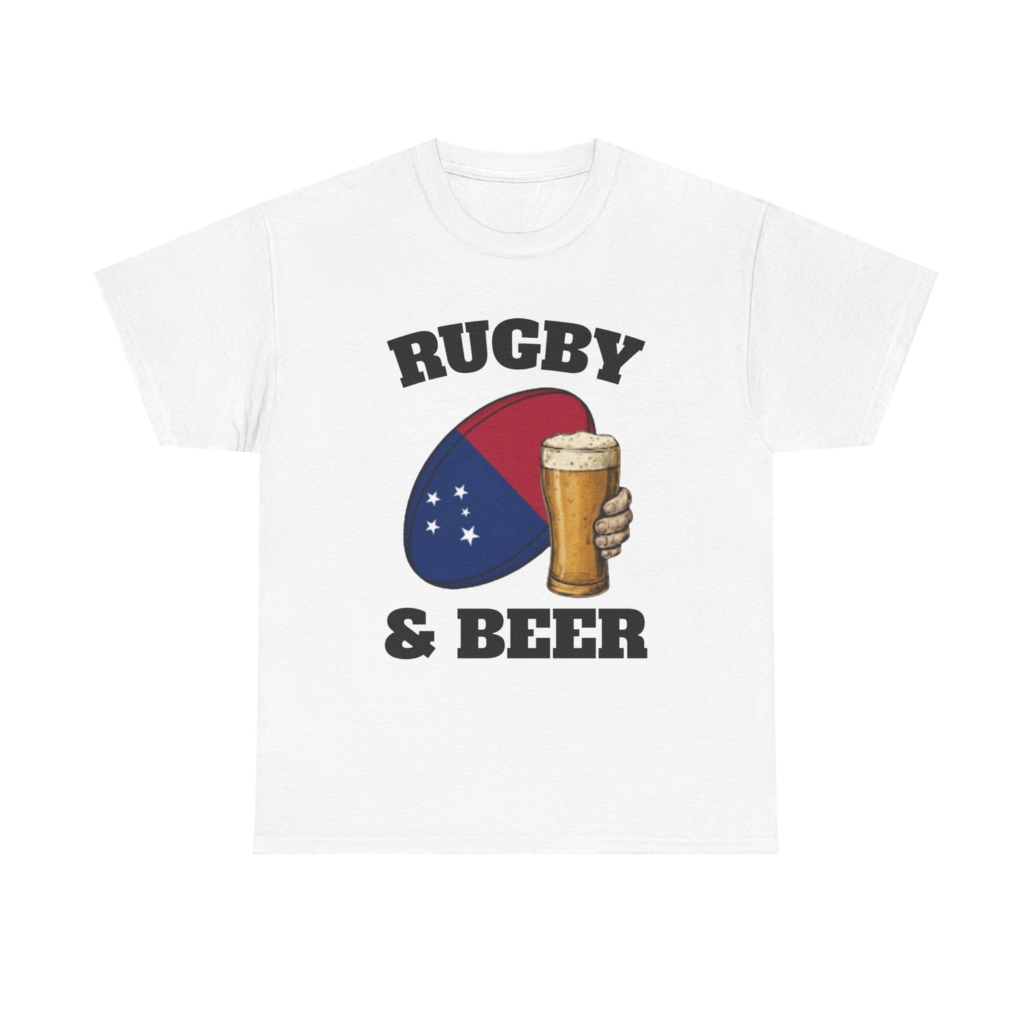 Rugby & Beer Samoa T-Shirt – Manu Samoa Rugby Fans Tee