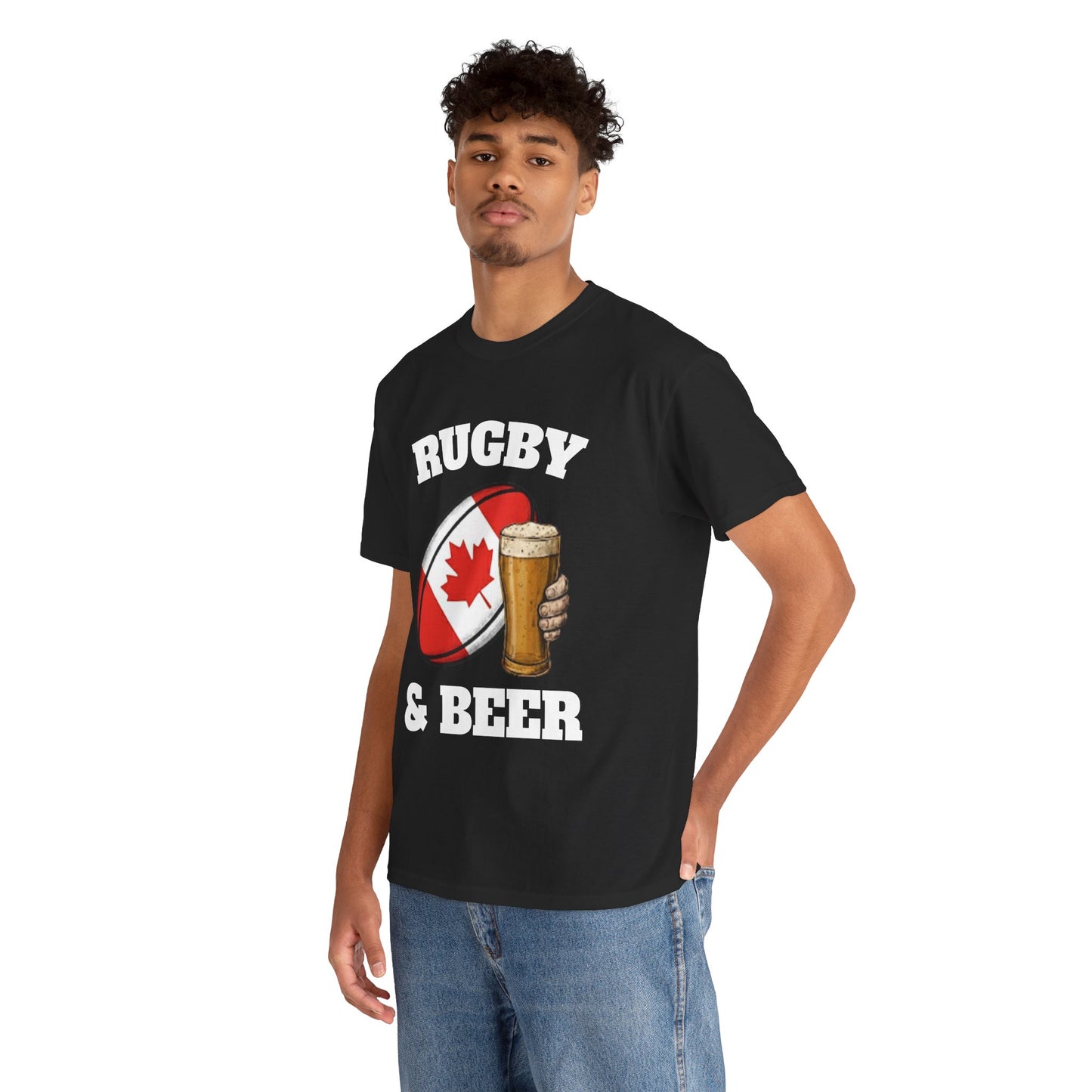 Rugby & Beer Canada T-Shirt – Canadian Rugby Fan Tee