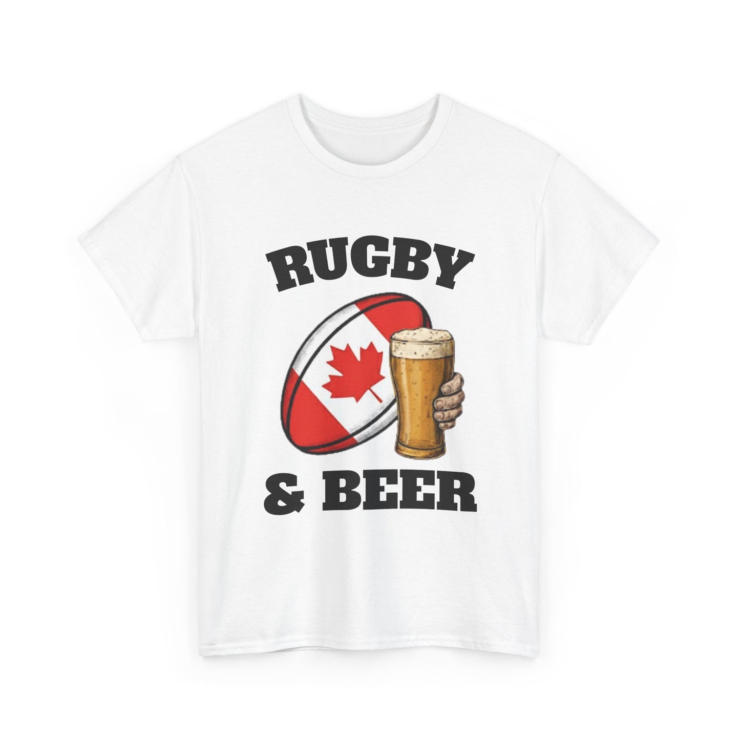 Rugby & Beer Canada T-Shirt – Canadian Rugby Fan Tee