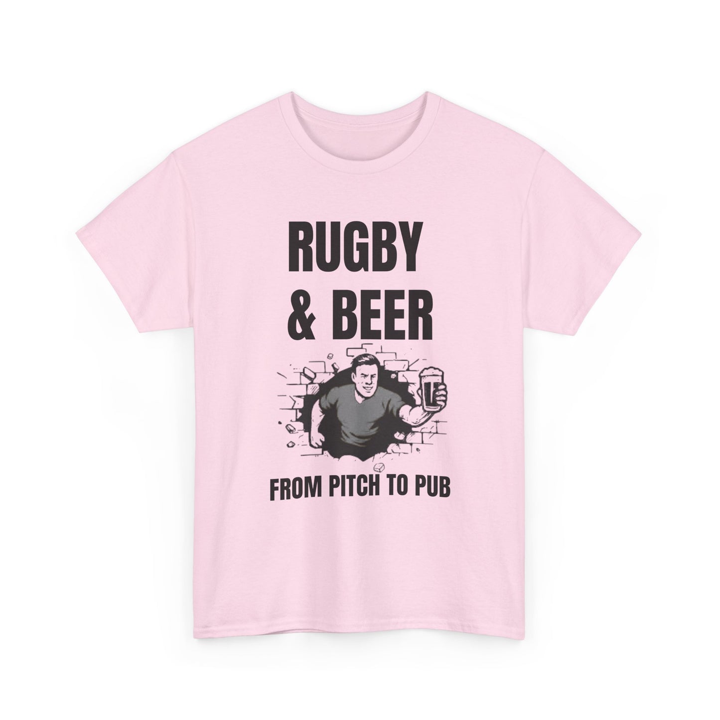 T-shirt Rugby et bière – Du terrain au pub | T-shirt des supporters anglais de rugby