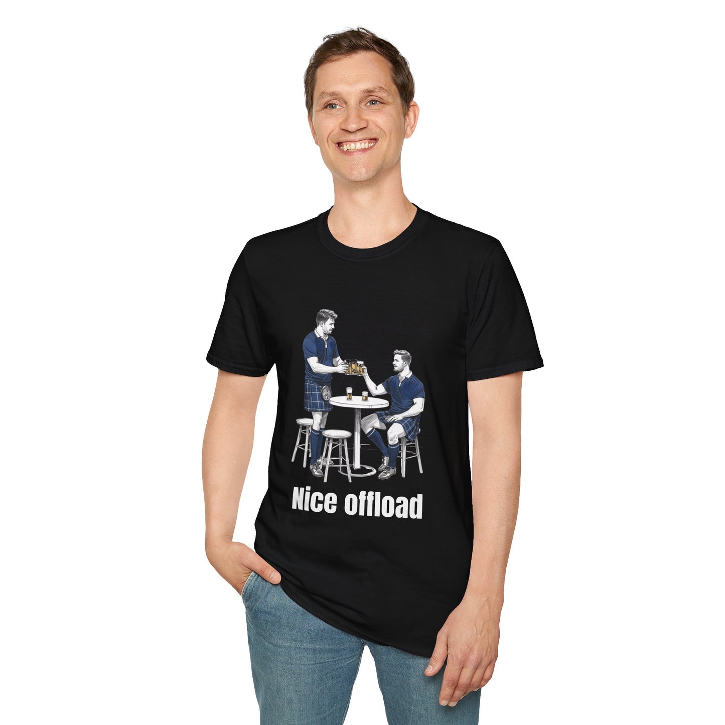Nice Offload Rugby T-Shirt – Scotland Rugby Fan Gift