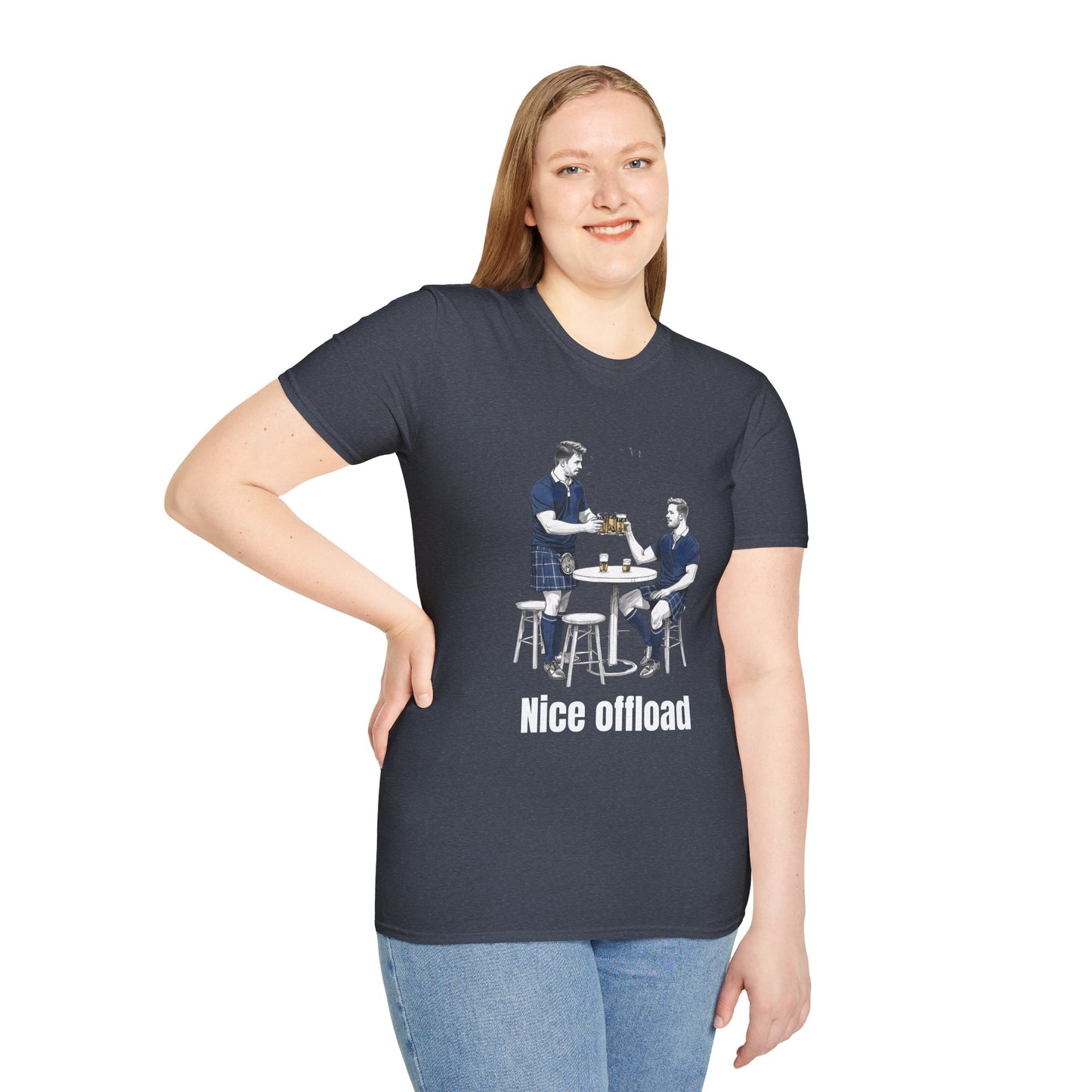 Nice Offload Rugby T-Shirt – Scotland Rugby Fan Gift