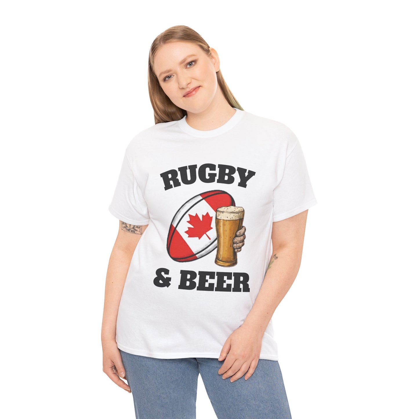 Rugby & Beer Canada T-Shirt – Canadian Rugby Fan Tee