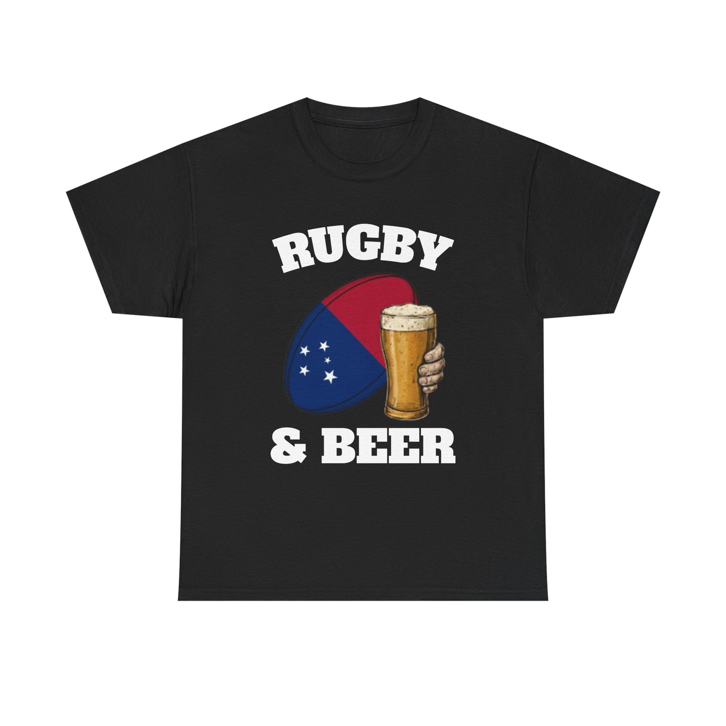 Rugby & Beer Samoa T-Shirt – Manu Samoa Rugby Fans Tee