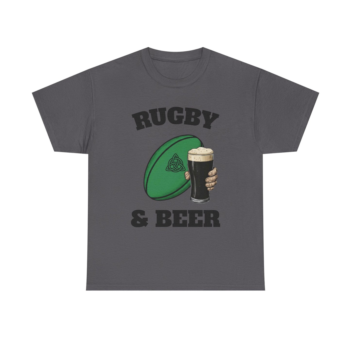 Irish Rugby & Beer T-Shirt – Perfect for Match Days, Gifts & Lads Trips